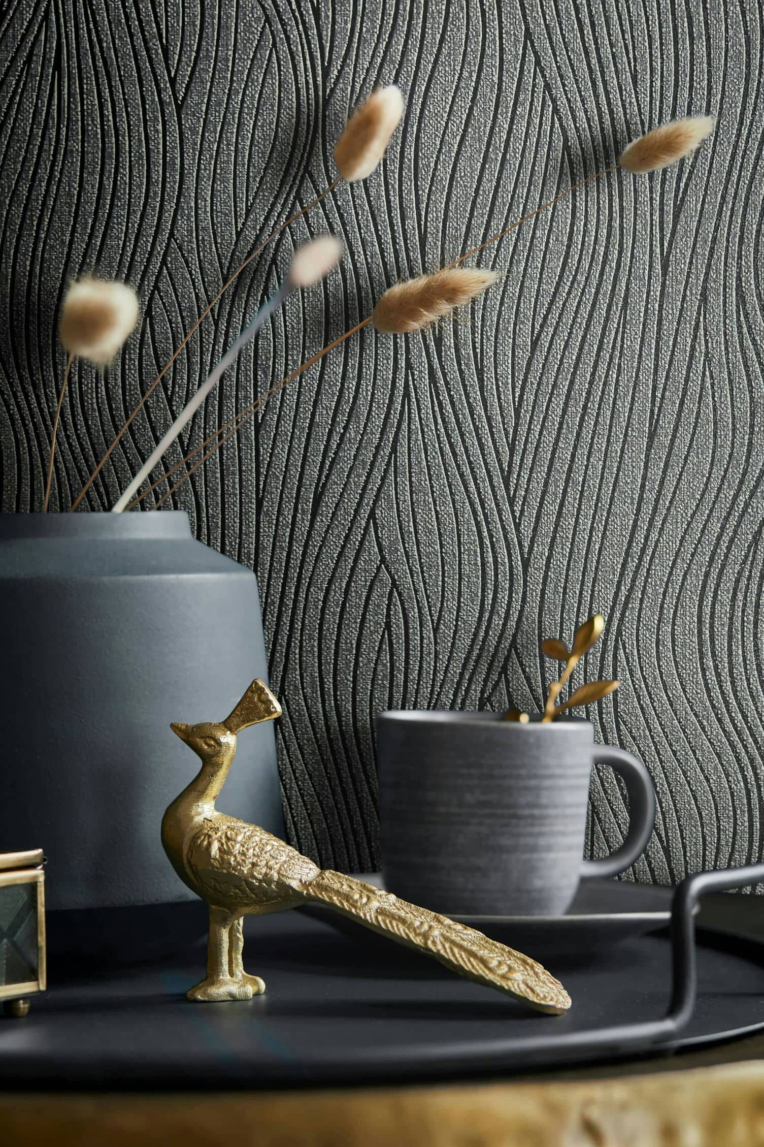 Marburg Vliestapete Serene Stripes, Streifen, moderne günstig online kaufen