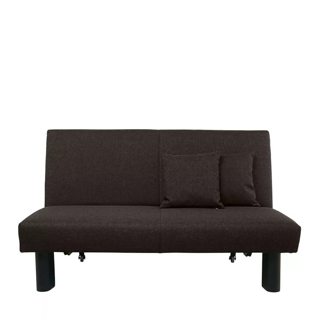 Doppelschlafsofa dunkelbraun 145 cm breit Made in Germany günstig online kaufen