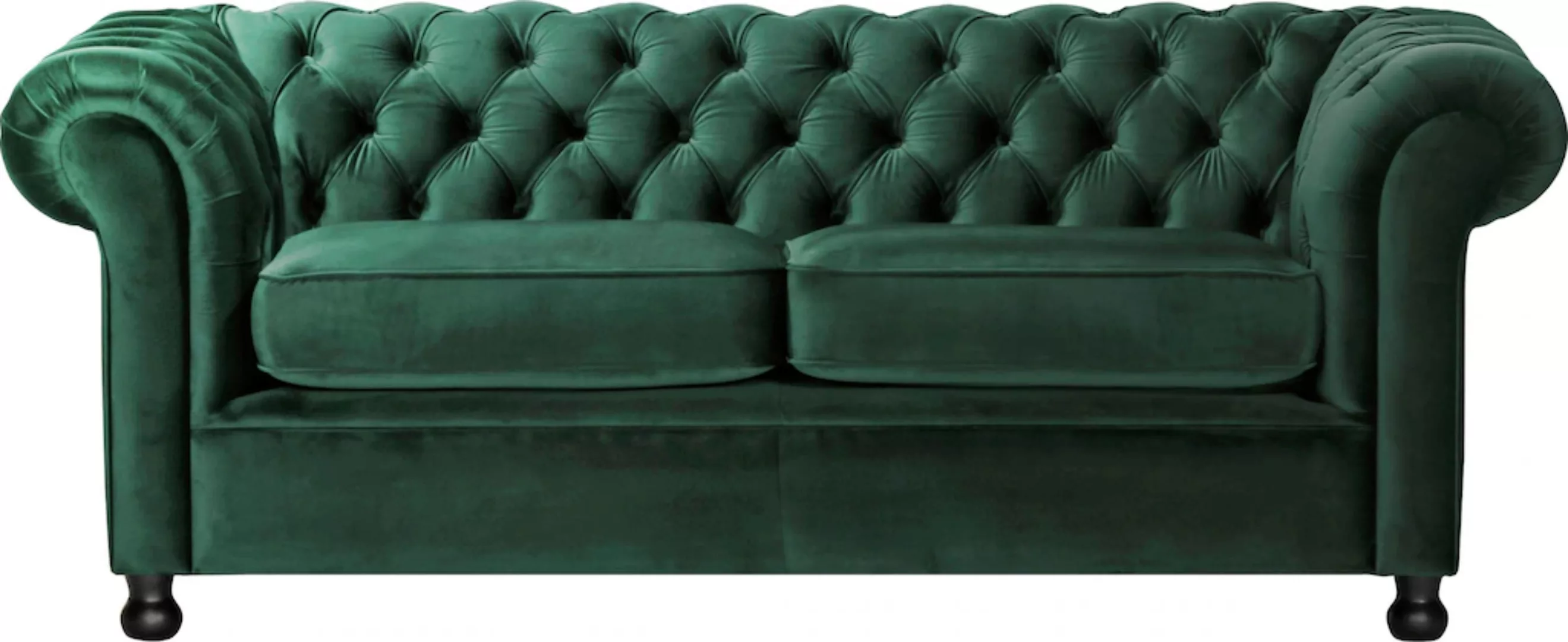 Home affaire Chesterfield-Sofa "Chesterfield Home 3-Sitzer B/T/H: 192/87/75 günstig online kaufen