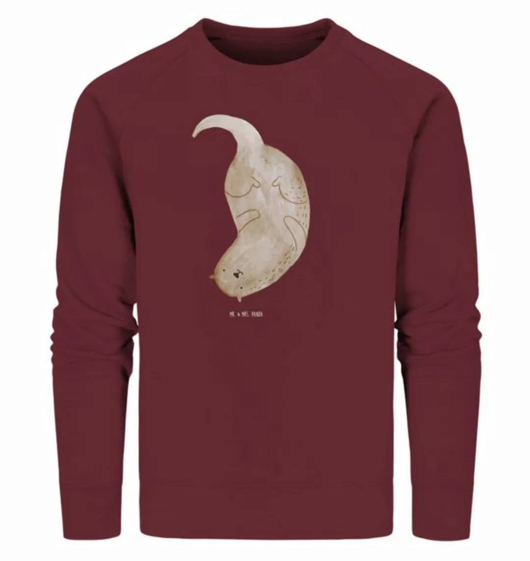 Mr. & Mrs. Panda Longpullover Größe XL Otter Kopfüber - Burgundy - Geschenk günstig online kaufen