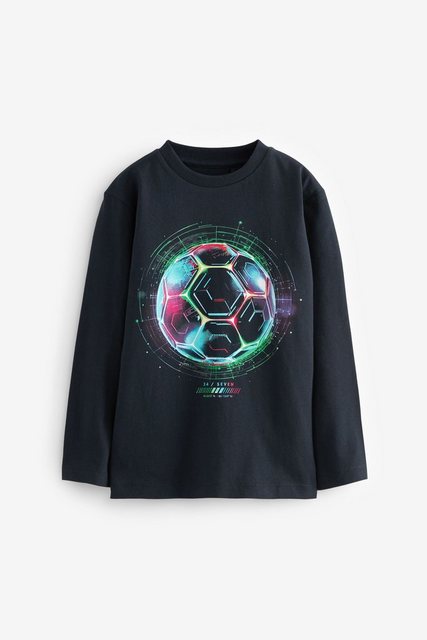 Next Langarmshirt Langärmeliges Grafik-T-Shirt (1-tlg) günstig online kaufen