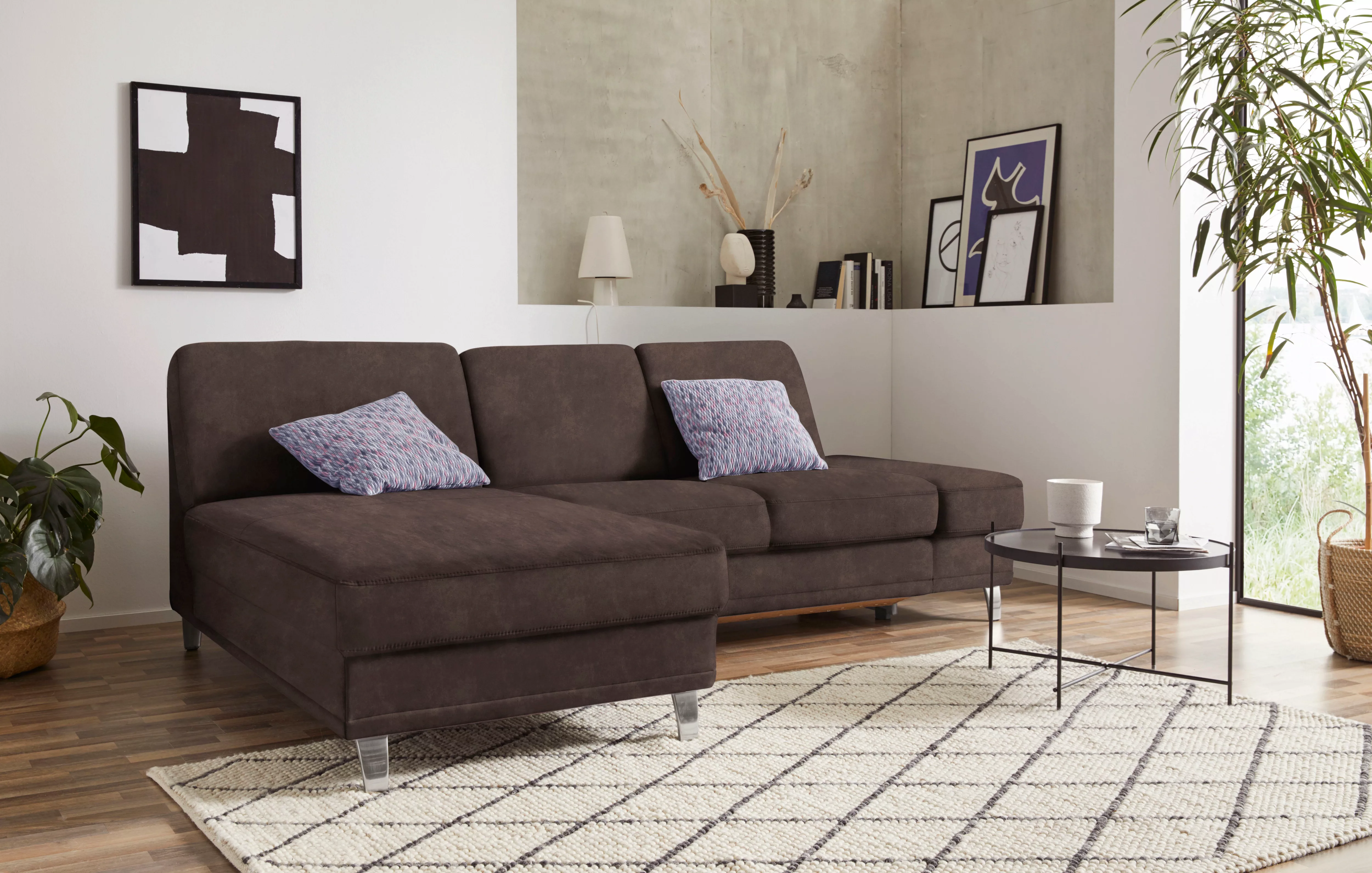 sit&more Ecksofa Clio L-Form, wahlweise mit Bettfunktion oder Vorziehsitz u günstig online kaufen