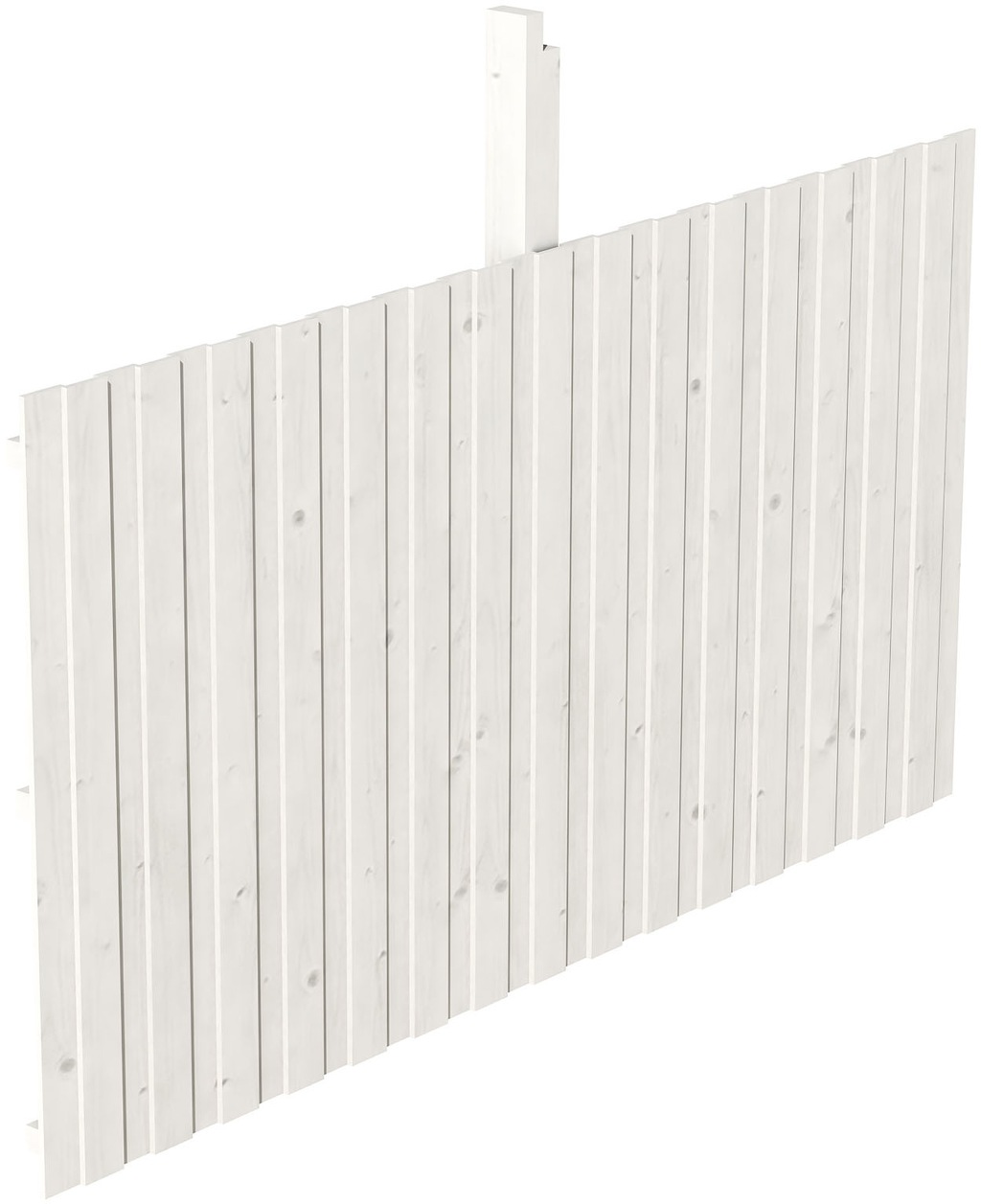 Skan Holz Rückwand Deckelschalung 341 x 180 cm Fichte Weiß günstig online kaufen