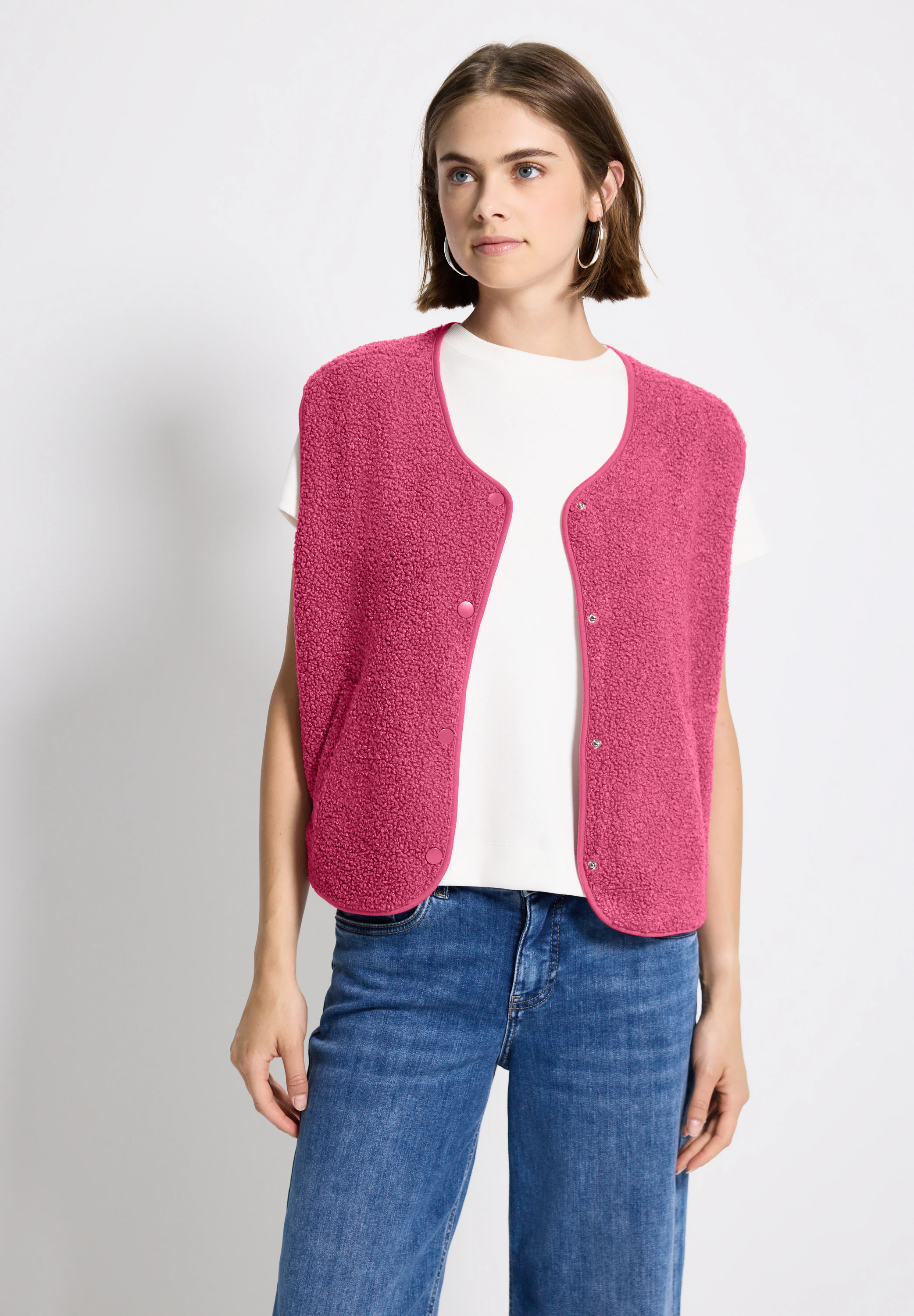 STREET ONE STUDIO Kurzweste, soft und weich günstig online kaufen