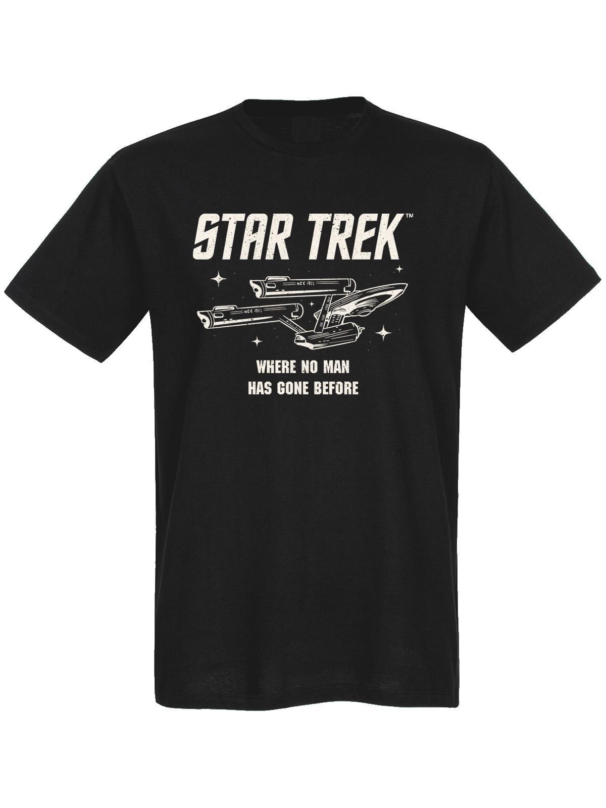 Star Trek Starship Herren T-Shirt schwarz günstig online kaufen