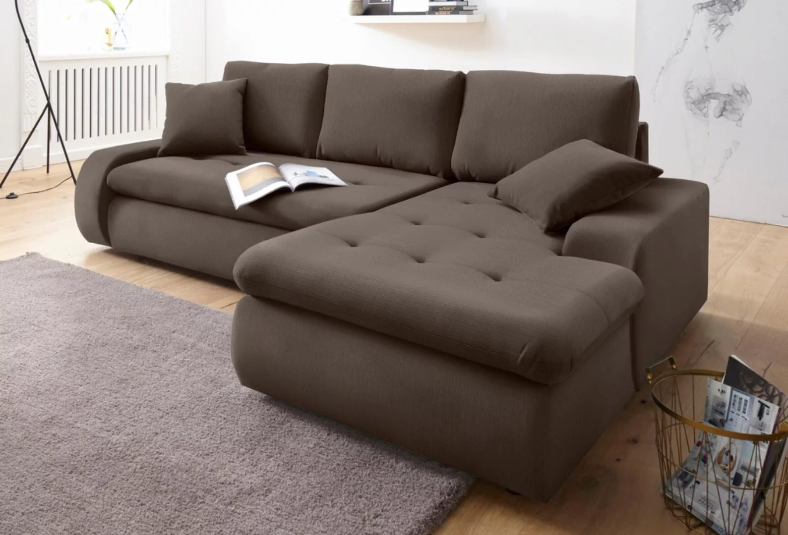 TRENDMANUFAKTUR Ecksofa »Indie II, tolle Detailverarbeitung, bequem und kom günstig online kaufen