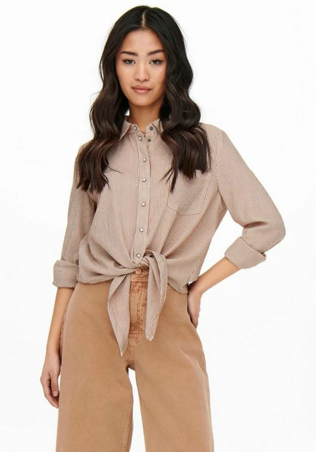 ONLY Hemdbluse ONLLECEY LS KNOT SHIRT NOOS WVN günstig online kaufen