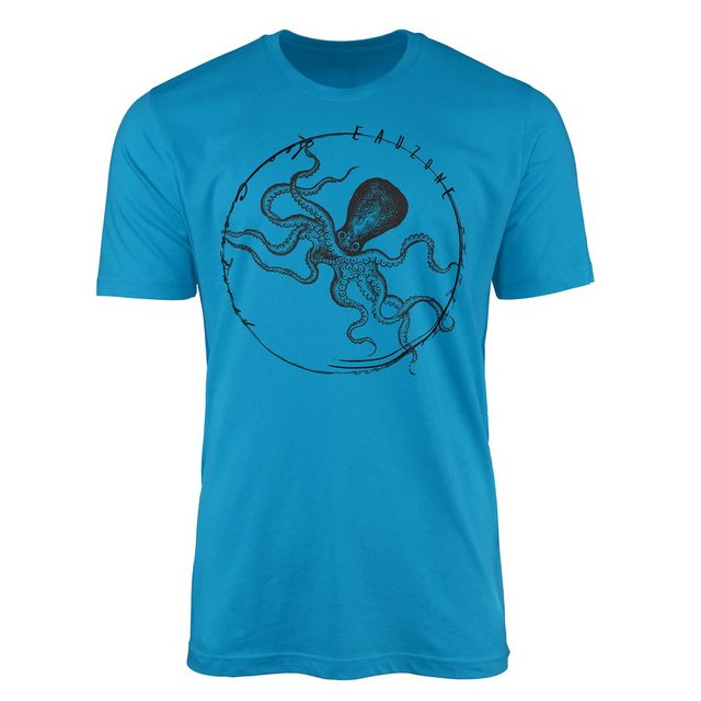 Sinus Art T-Shirt T-Shirt Tiefsee Fische - Serie: Sea Creatures, feine Stru günstig online kaufen