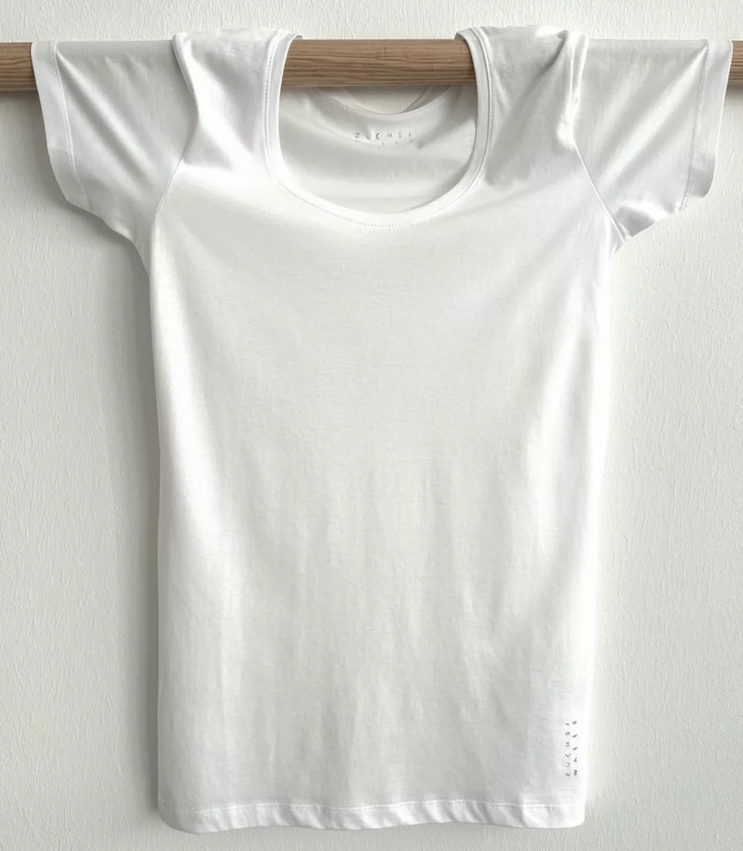 Zuckerwatte T-Shirt Halbarm mit Rundhalsausschnitt, aus feiner Pima Baumwol günstig online kaufen