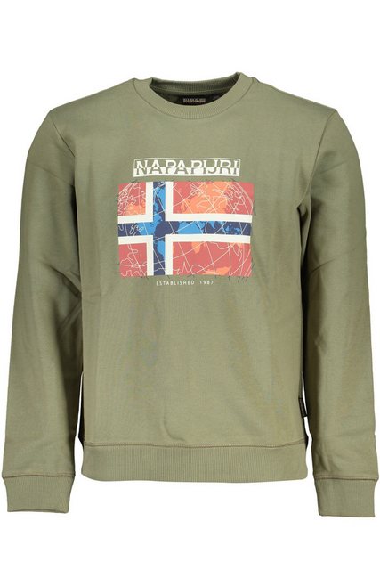 Napapijri Sweatshirt Trendiges Herren-Sweatshirt Grün - Langarm günstig online kaufen