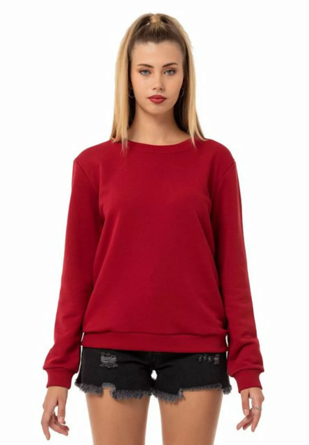 RedBridge Sweatshirt Red Bridge Damen Sweatshirt Rundhals Pullover Premium günstig online kaufen