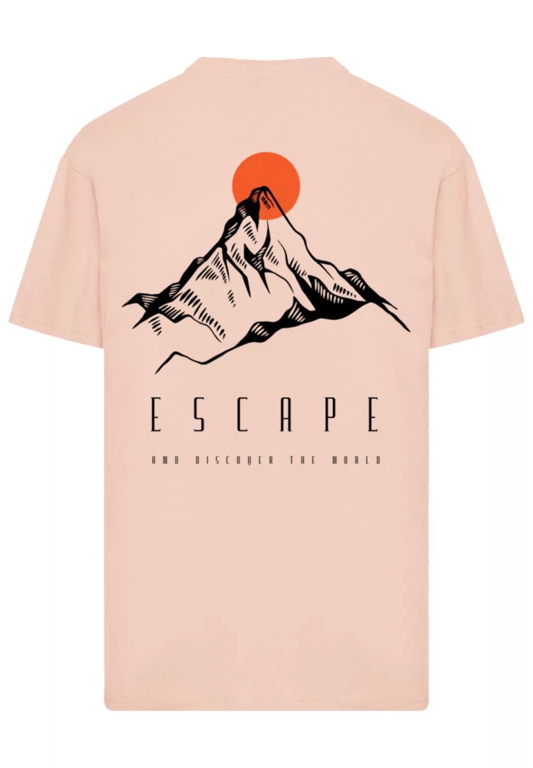 F4NT4STIC T-Shirt "Oversize Escape Discover the World Mountain", Premium Qu günstig online kaufen