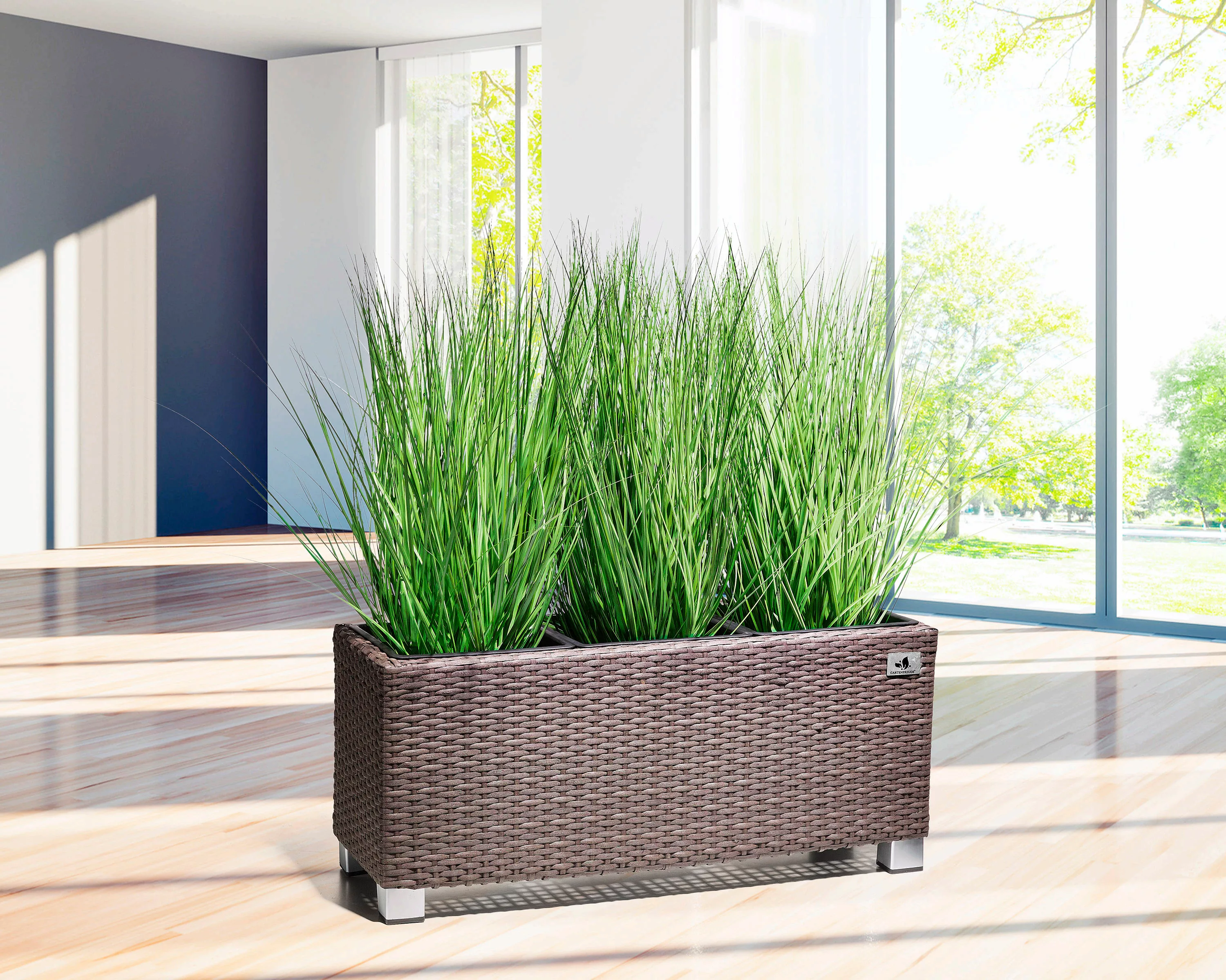 Gartenfreude Pflanzkübel, 78 x 27 x 34 cm, für Innen und Außen, Kunststoffe günstig online kaufen