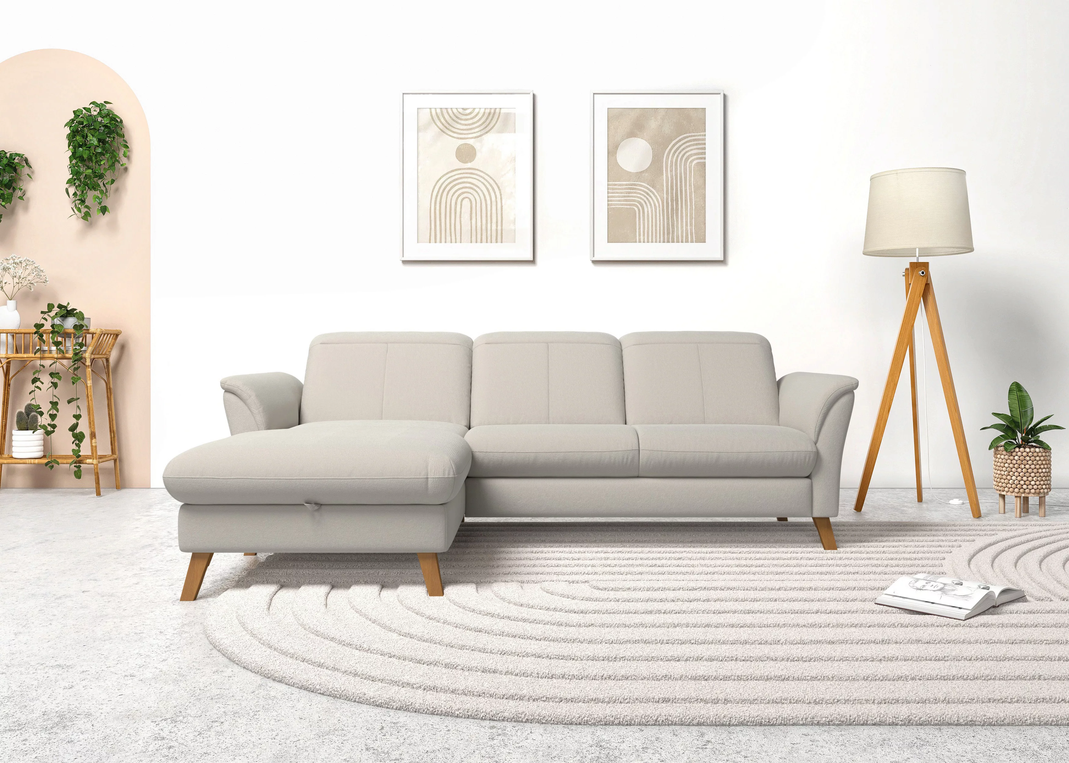 sit&more Ecksofa »Romero L-Form«, wahlweise mit oder ohne Relax-Funktion, B günstig online kaufen