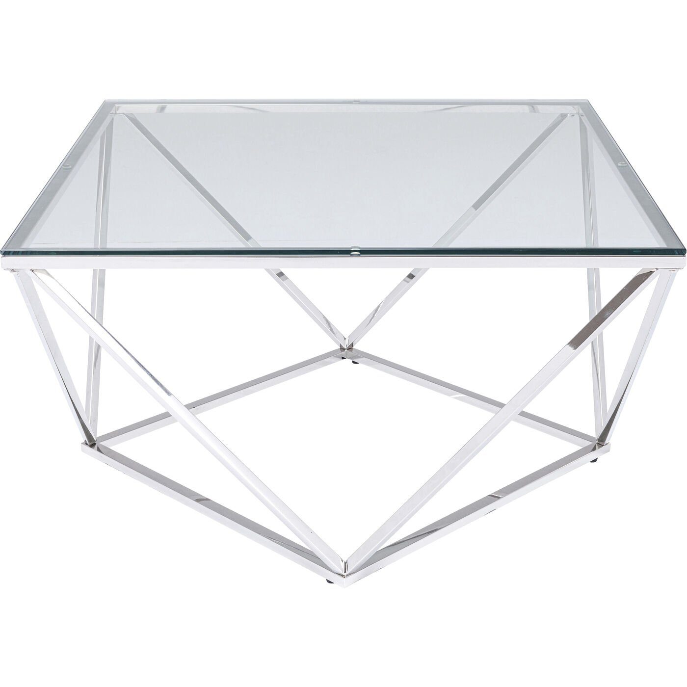Kare Design Couchtisch Cristallo, 80x80x45 cm günstig online kaufen