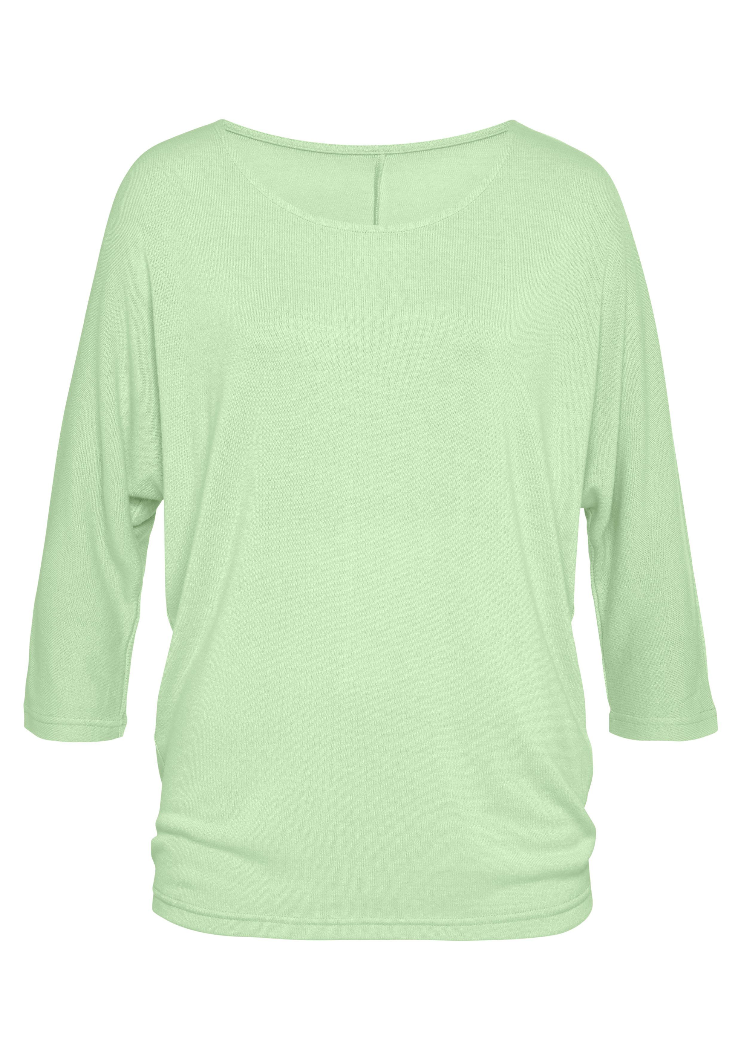 LASCANA 3/4-Arm-Shirt aus leichter Feinstrickqualität mit günstig online kaufen