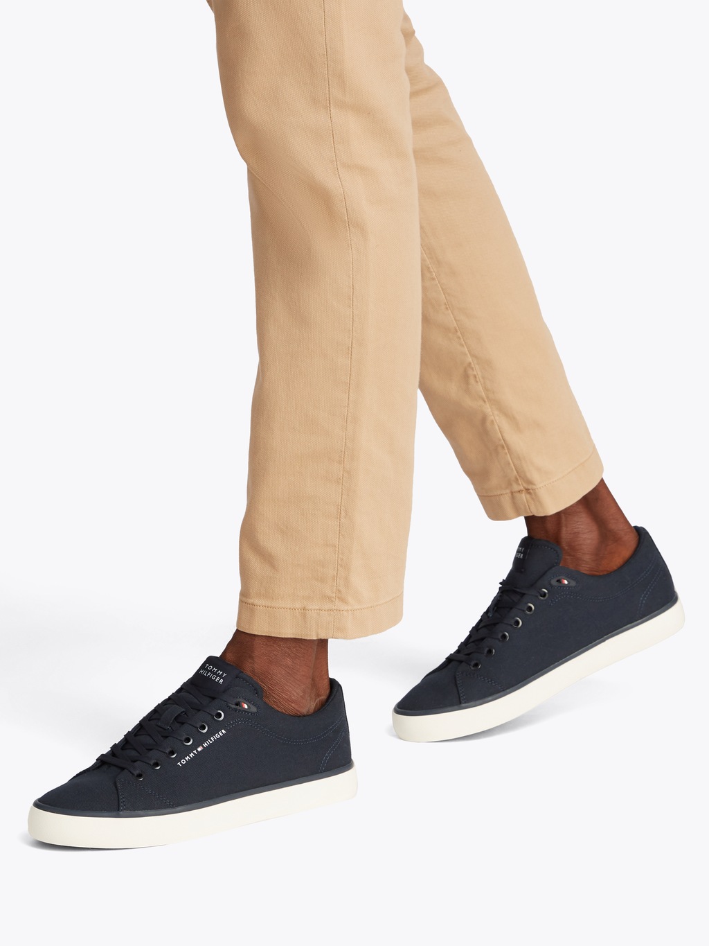 Tommy Hilfiger Sneaker "TH HI VULC LOW CORE CANVAS", Freizeitschuh, Halbsch günstig online kaufen