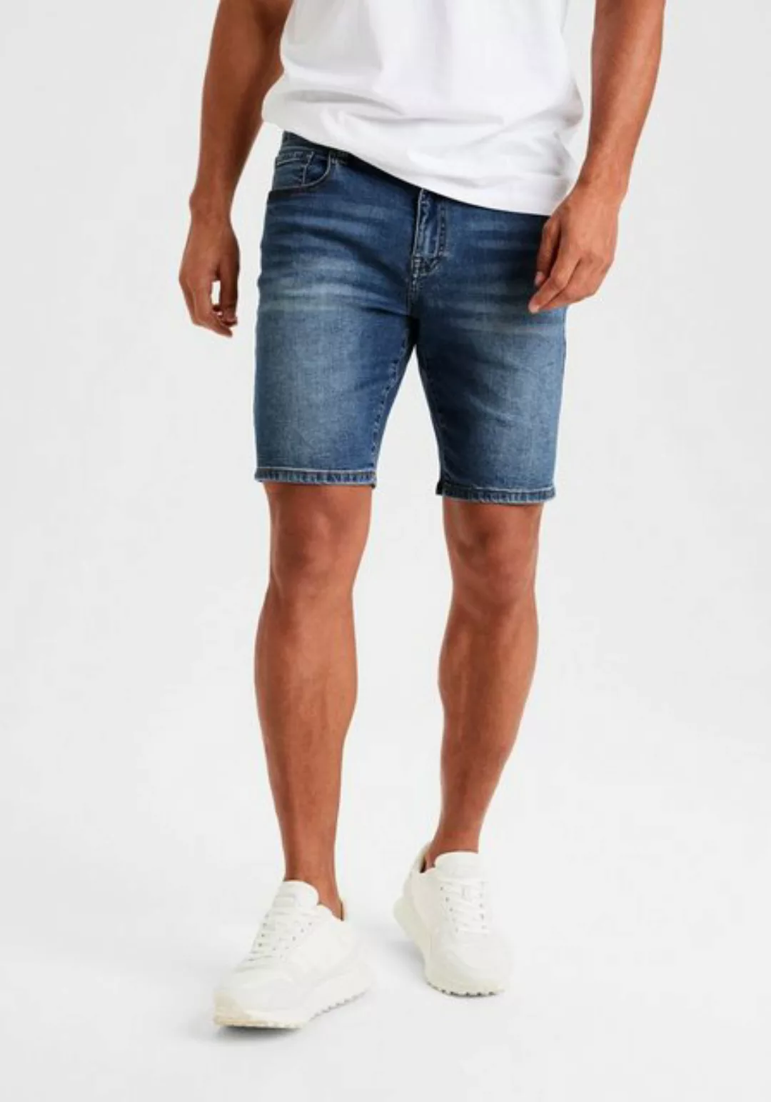 Buffalo Jeansshorts 5-Pocket, knielang, Shorts mit normaler Bundhöhe aus el günstig online kaufen