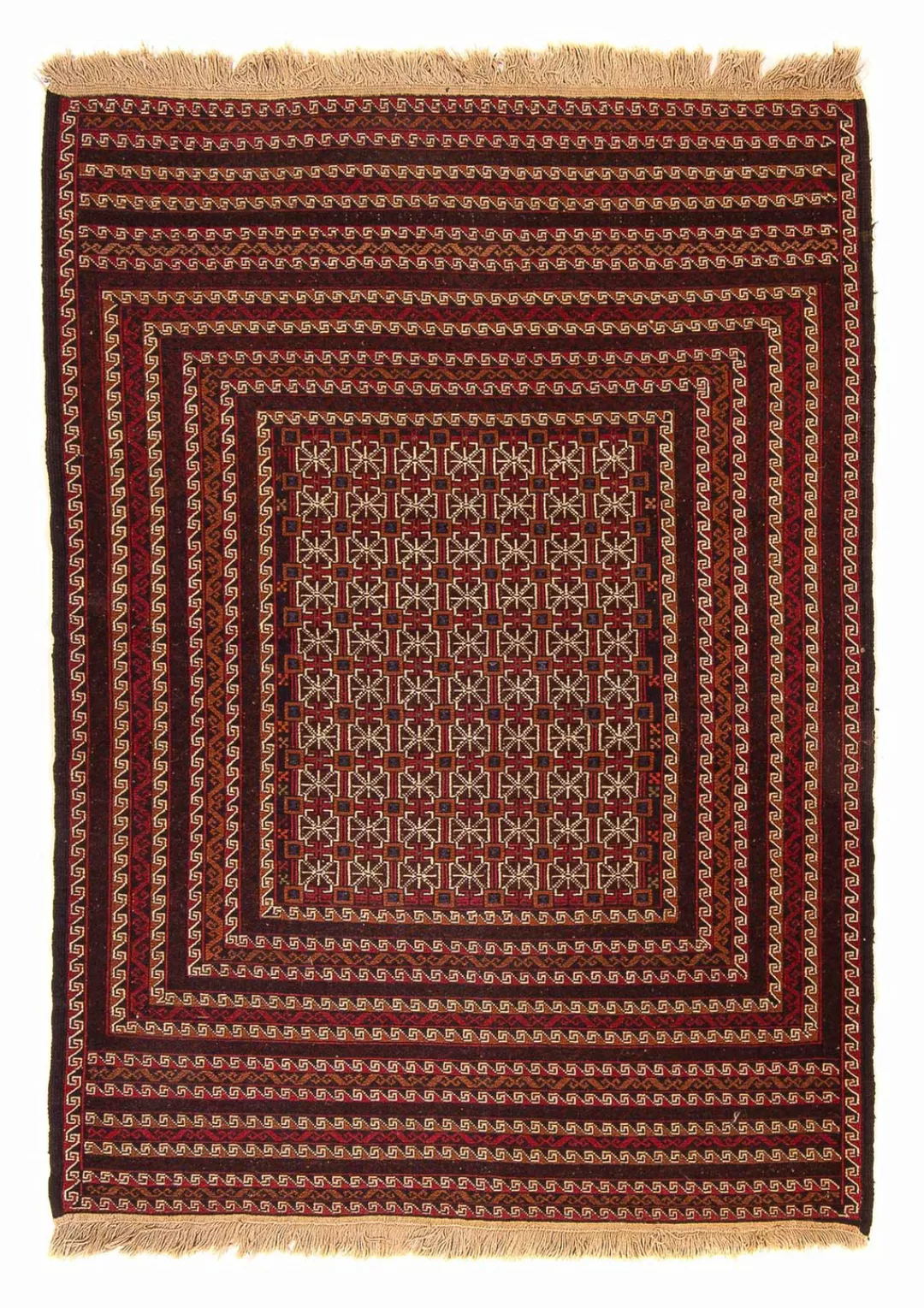 morgenland Wollteppich »Kelim - Oriental - 180 x 133 cm - dunkelrot«, recht günstig online kaufen