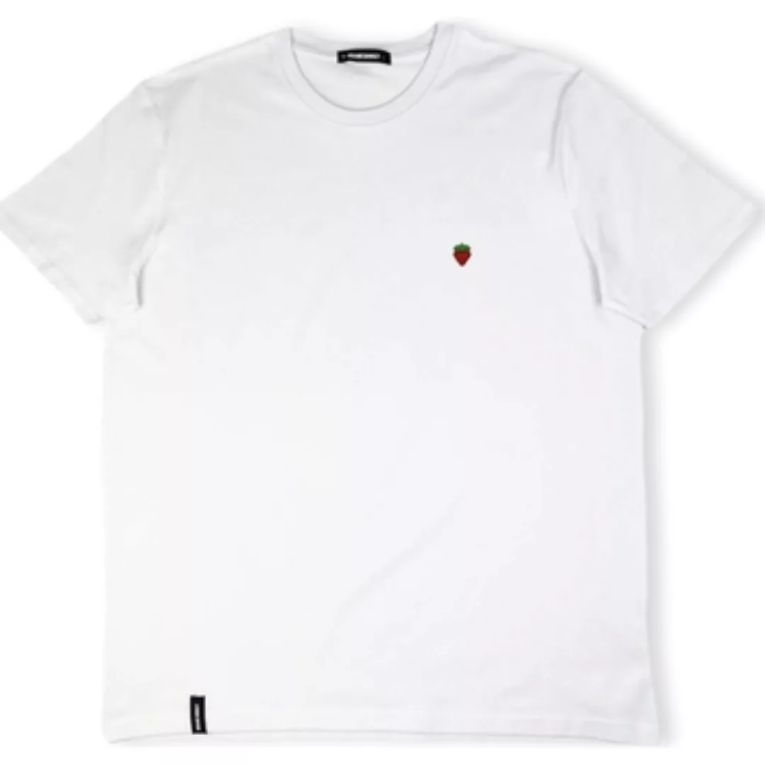 Organic Monkey  T-Shirts & Poloshirts Strawberry T-Shirt - White günstig online kaufen