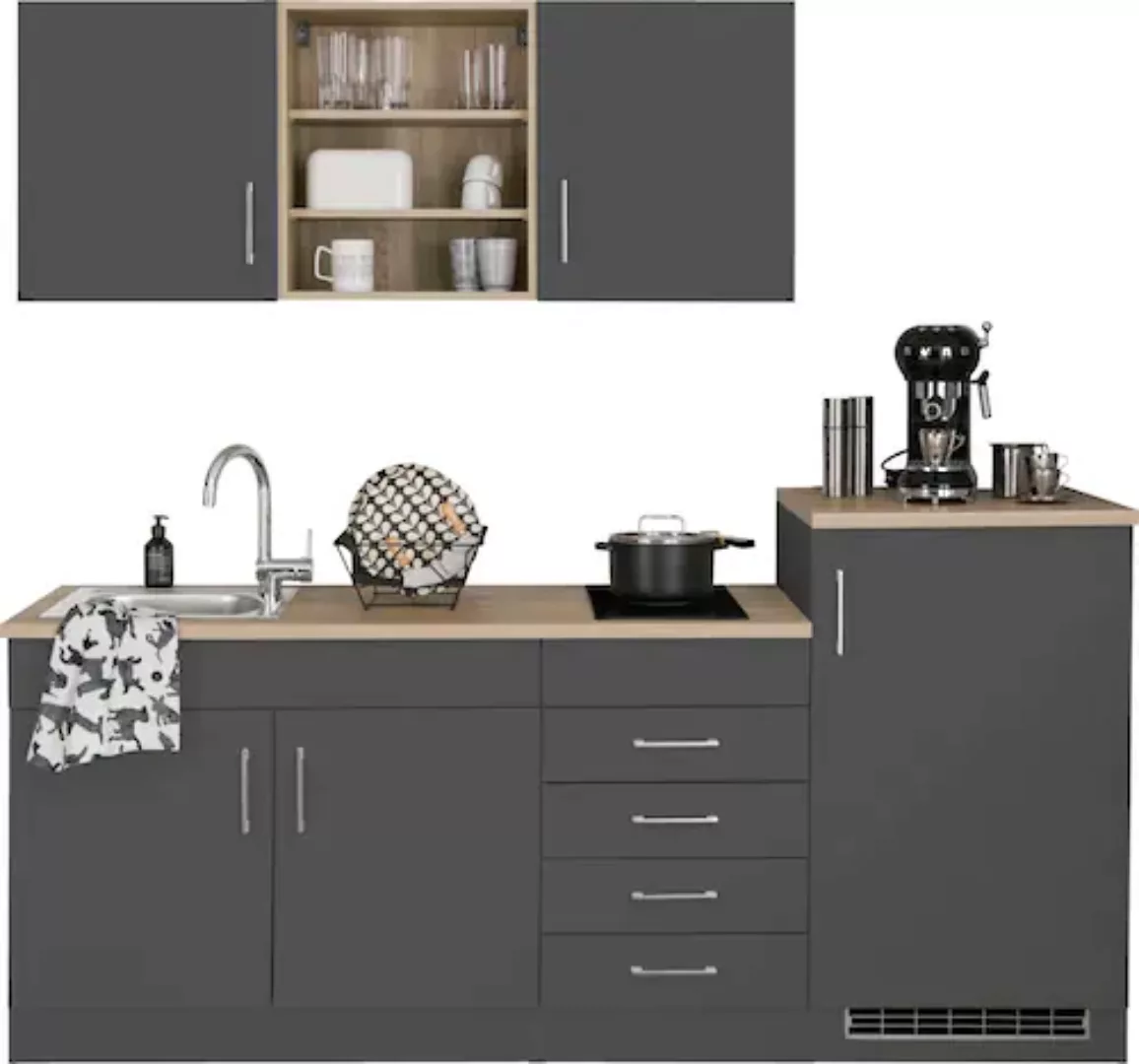 KOCHSTATION Küche »KS-Mali«, Breite 210 cm, mit E-Geräten günstig online kaufen