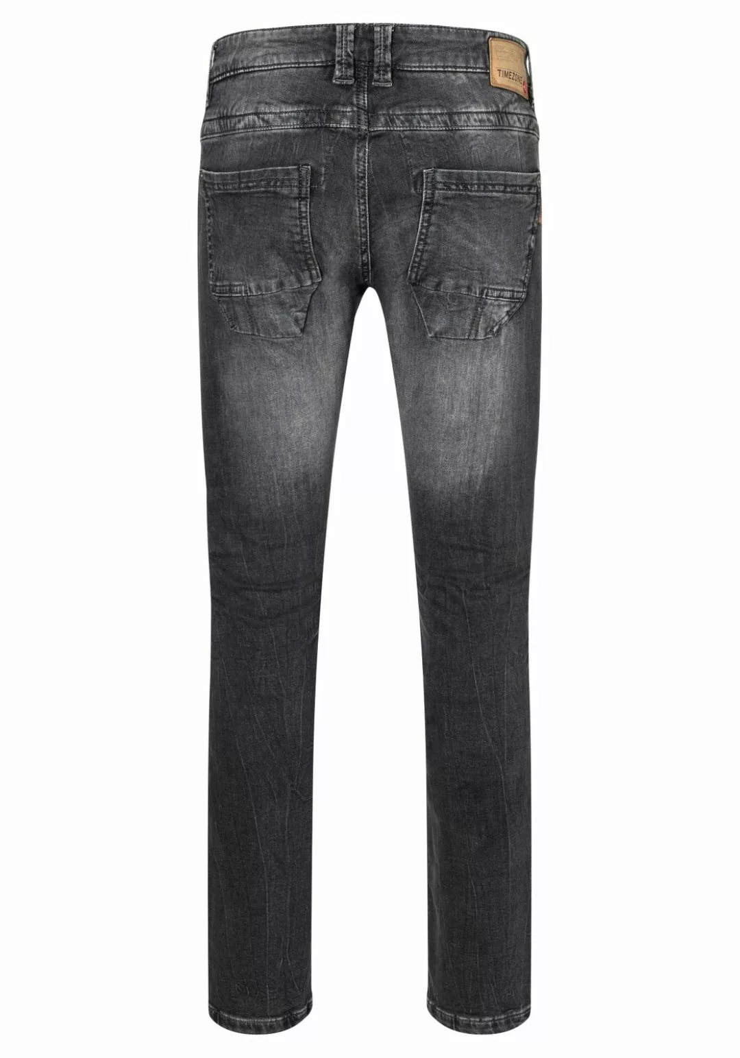 TIMEZONE Herren Jeans Slim EdwardTZ - Slim Fit - Schwarz - Black Scrub Wash günstig online kaufen