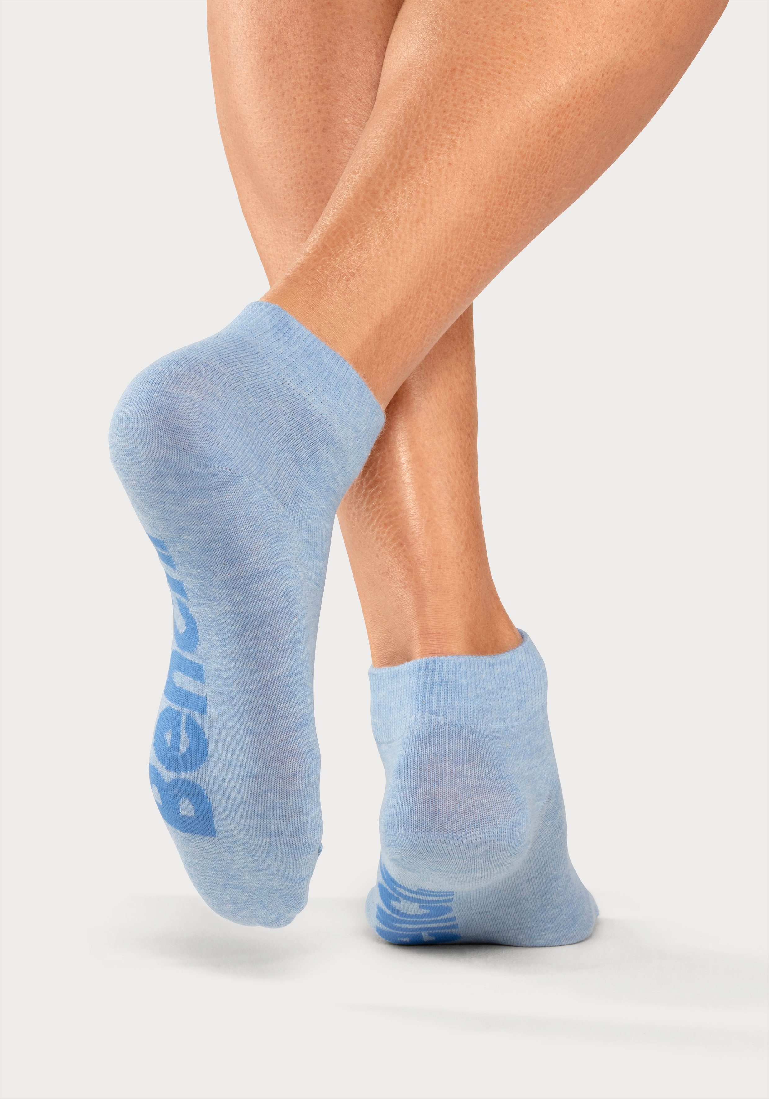 Bench. Kurzsocken, (Federtasche, 7 Paar), in ansprechendem Mäppchen mit Rei günstig online kaufen