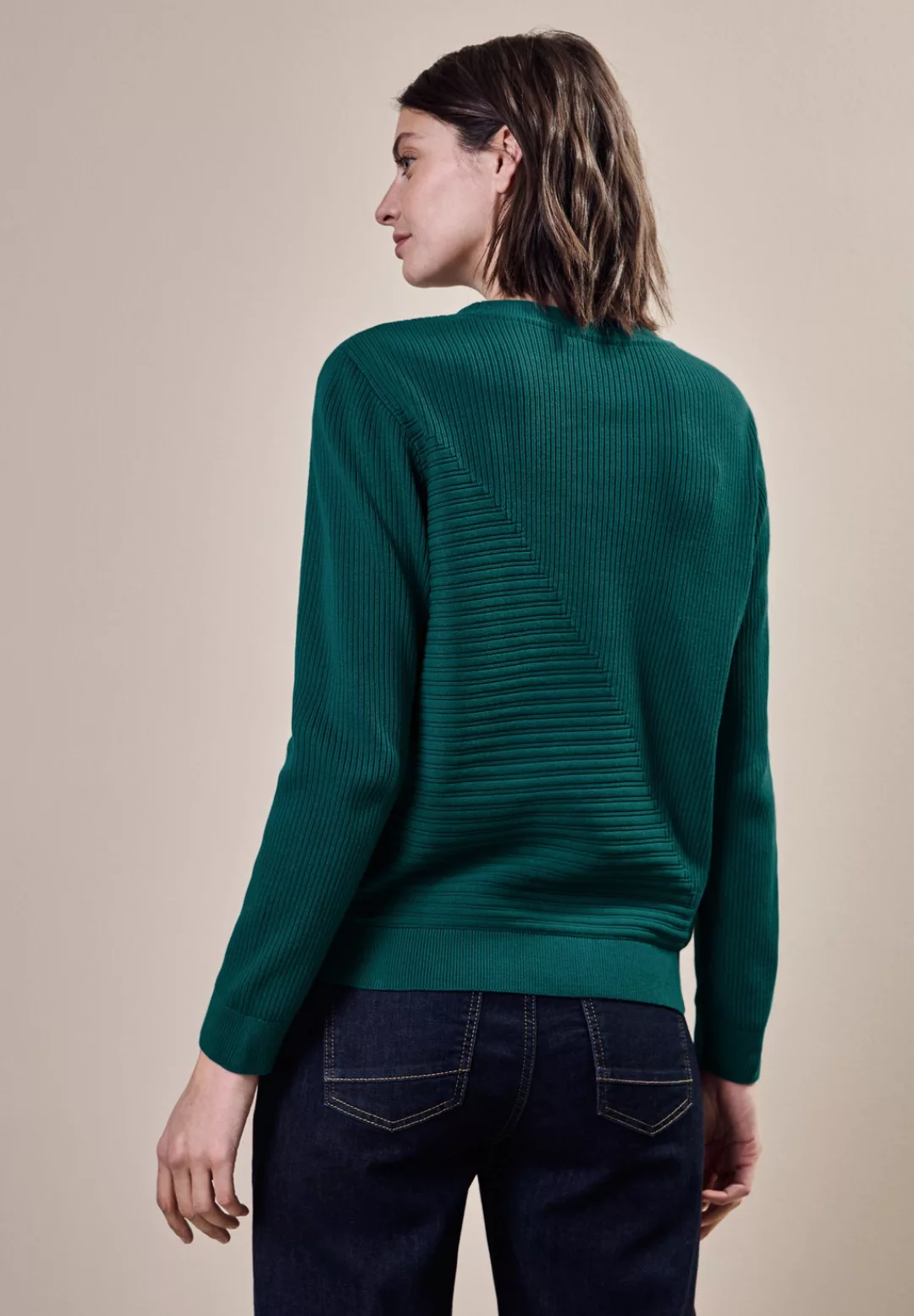Cecil Strickpullover, aus reiner Baumwolle günstig online kaufen
