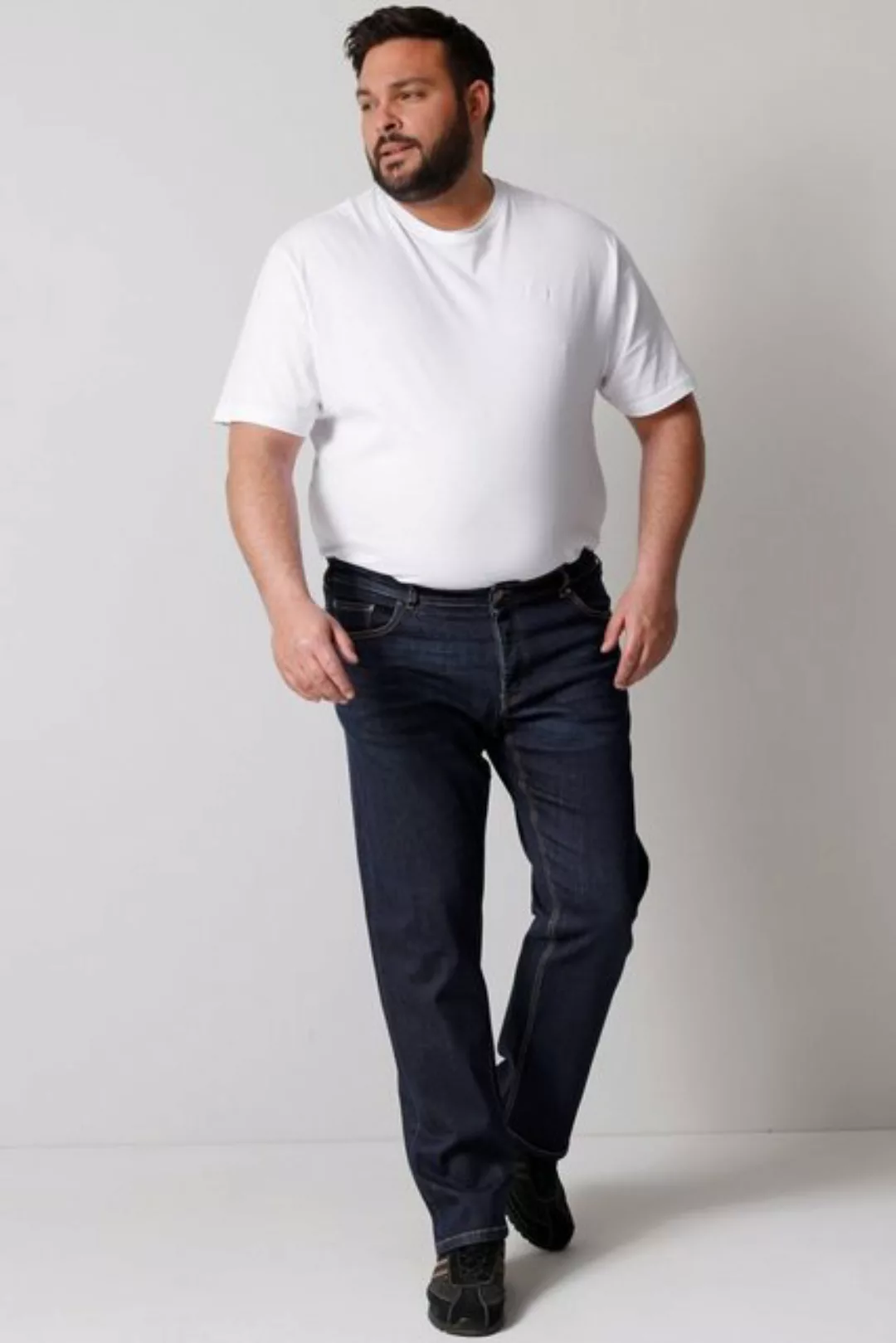 Men Plus 5-Pocket-Jeans Jeans Spezialschnitt günstig online kaufen