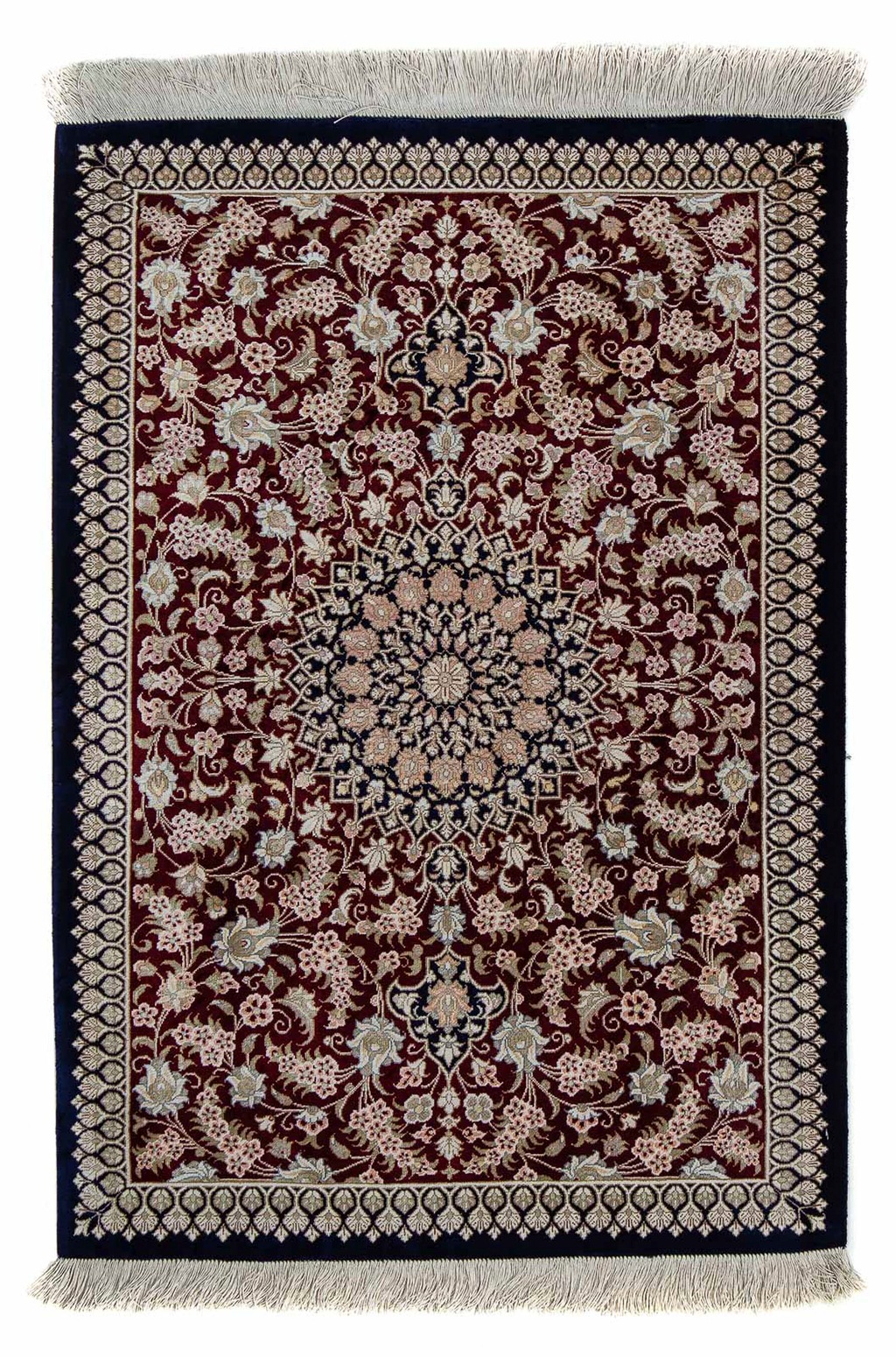morgenland Orientteppich »Perser - Ghom - 85 x 58 cm - dunkelblau«, rechtec günstig online kaufen