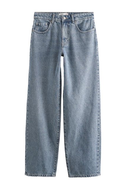 Next Weite Jeans Baggy Jeans mit weitem Bein - Kurzgröße (1-tlg) günstig online kaufen