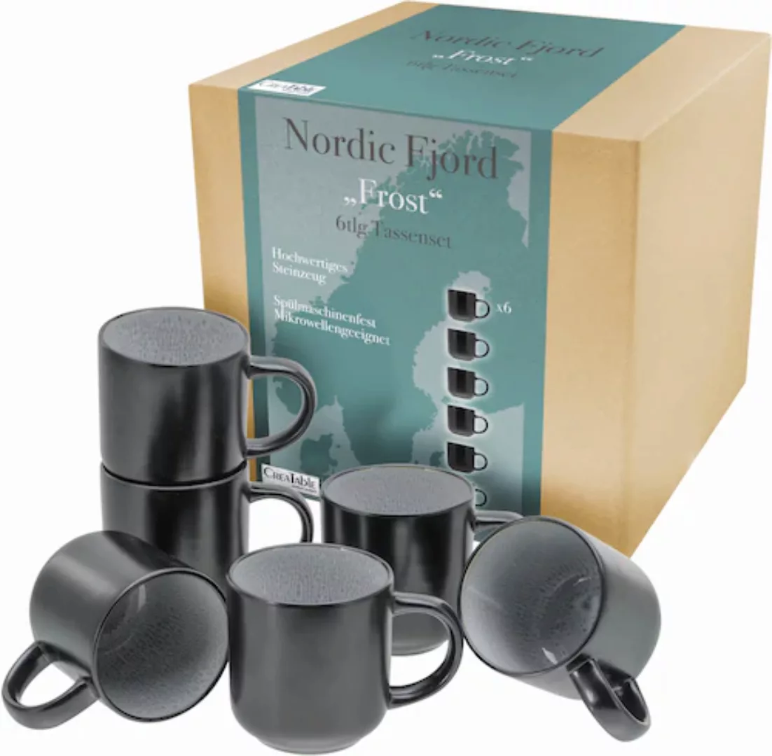 CreaTable Becher »Nordic Fjord«, (Set, 6 tlg.) günstig online kaufen