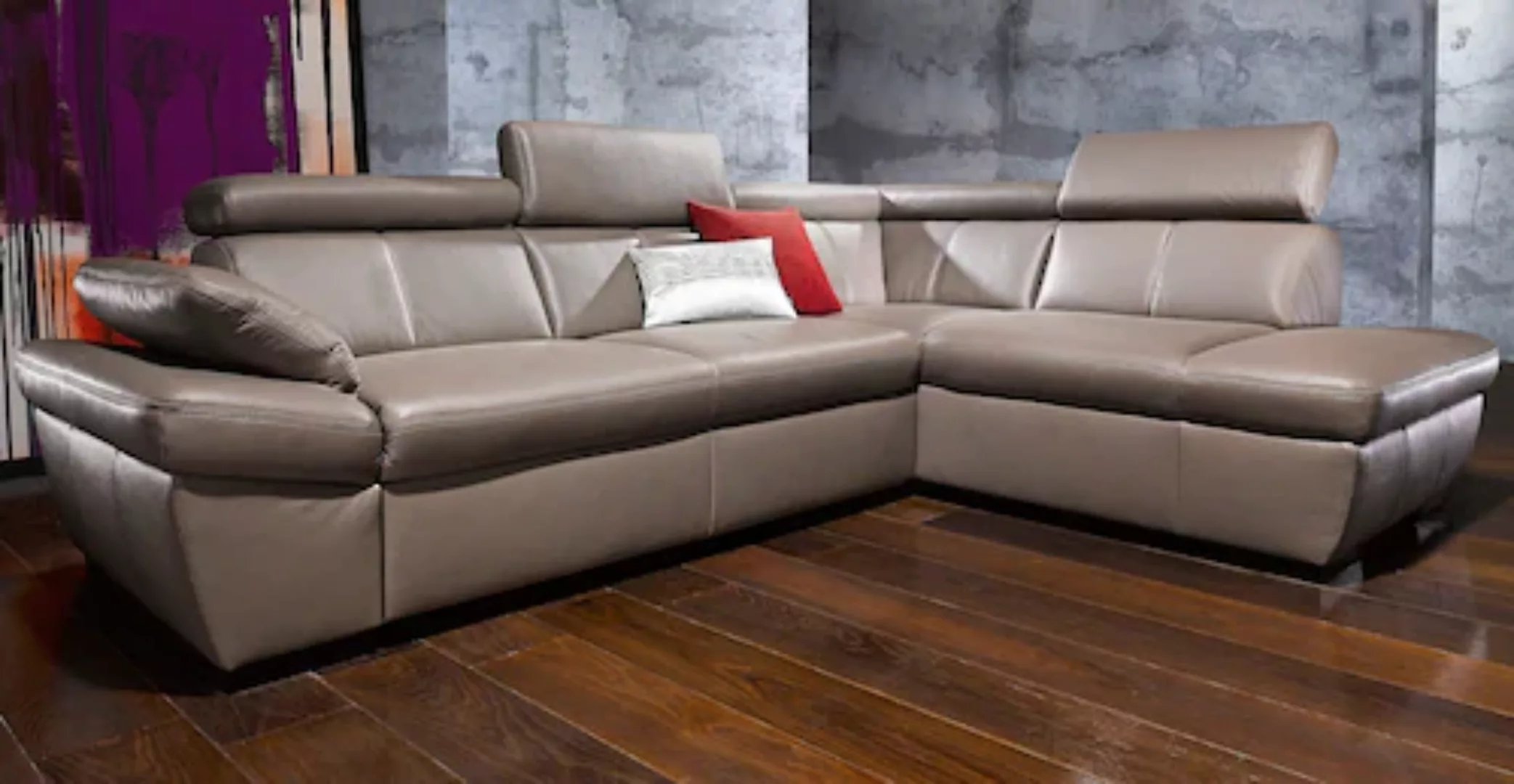 exxpo - sofa fashion Ecksofa "Salerno, klassisch modernes Funktionssofa, ho günstig online kaufen