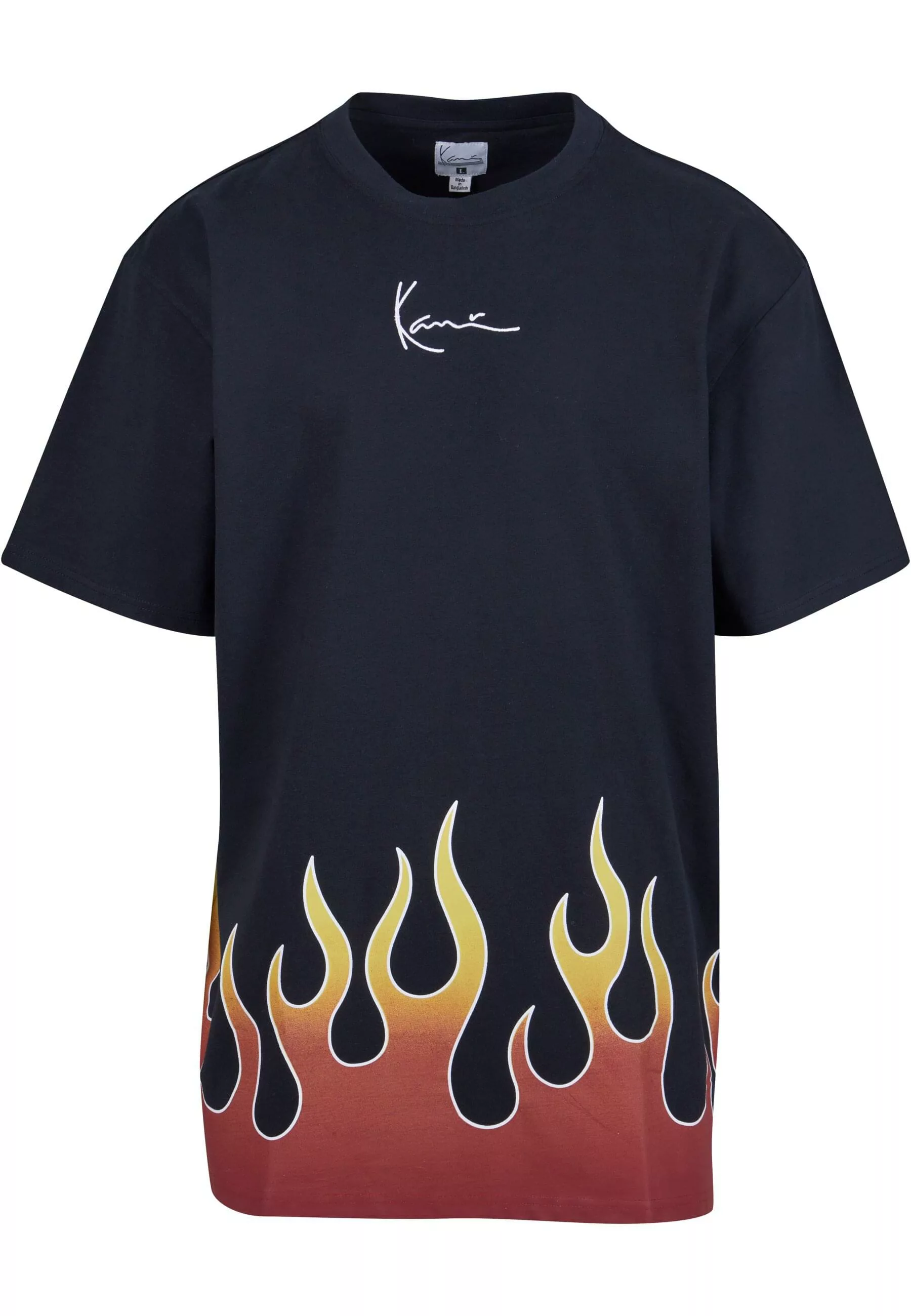 Karl Kani T-Shirt "Karl Kani Herren KM233-002-1 KK Small Signature Flame Te günstig online kaufen