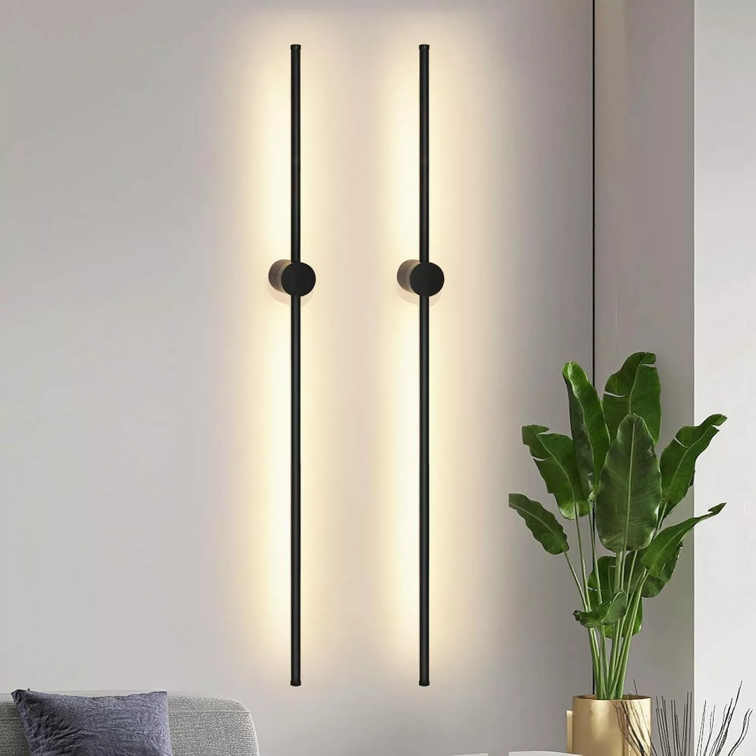 ZMH LED Wandleuchte Innen Schwarz Modern günstig online kaufen