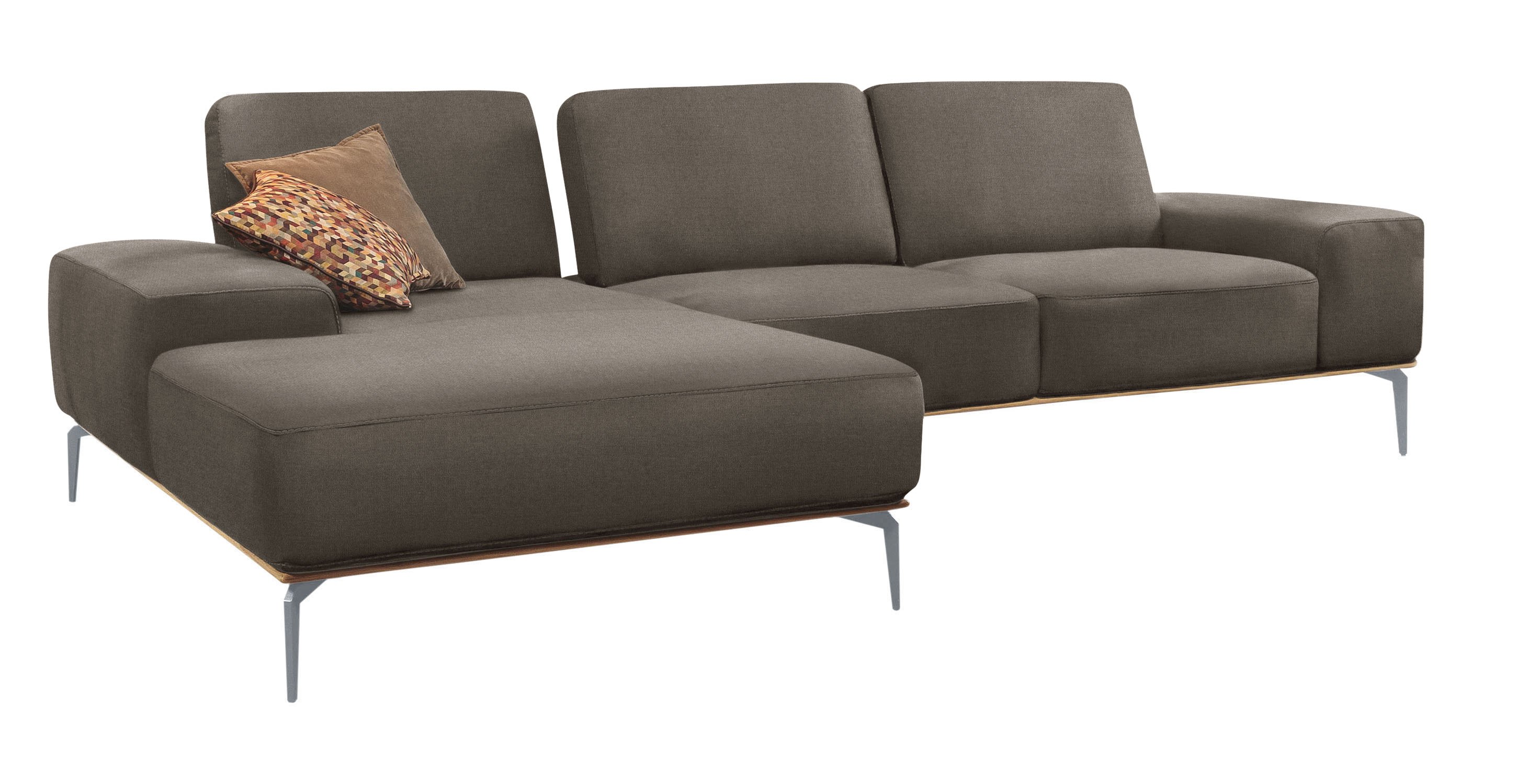 W.SCHILLIG Ecksofa "run, Designsofa mit tollem Sitzkomfort, bequem, L-Form" günstig online kaufen