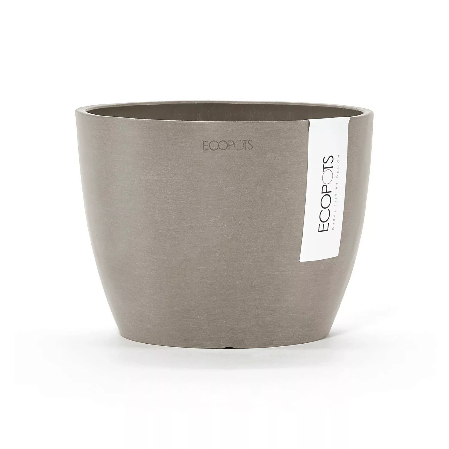 ECOPOTS Blumentopf "Stockholm Mini 16 Taupe", für innen und außen: frostsic günstig online kaufen