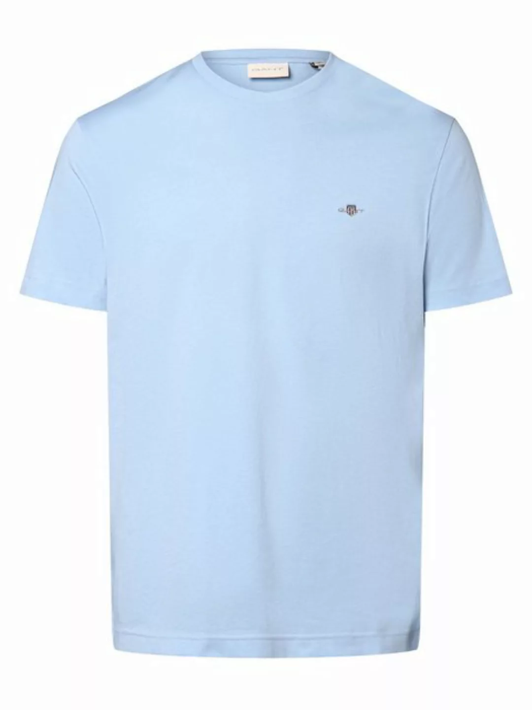 Gant T-Shirt SLIM SHIELD V-NECK T-SHIRT mit einer kleinen Logostickerei auf günstig online kaufen