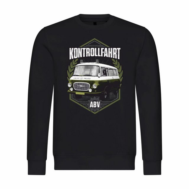 deinshirt Rundhalspullover Herren Sweatshirt Kontrollfahrt Mit Print Motiv, günstig online kaufen