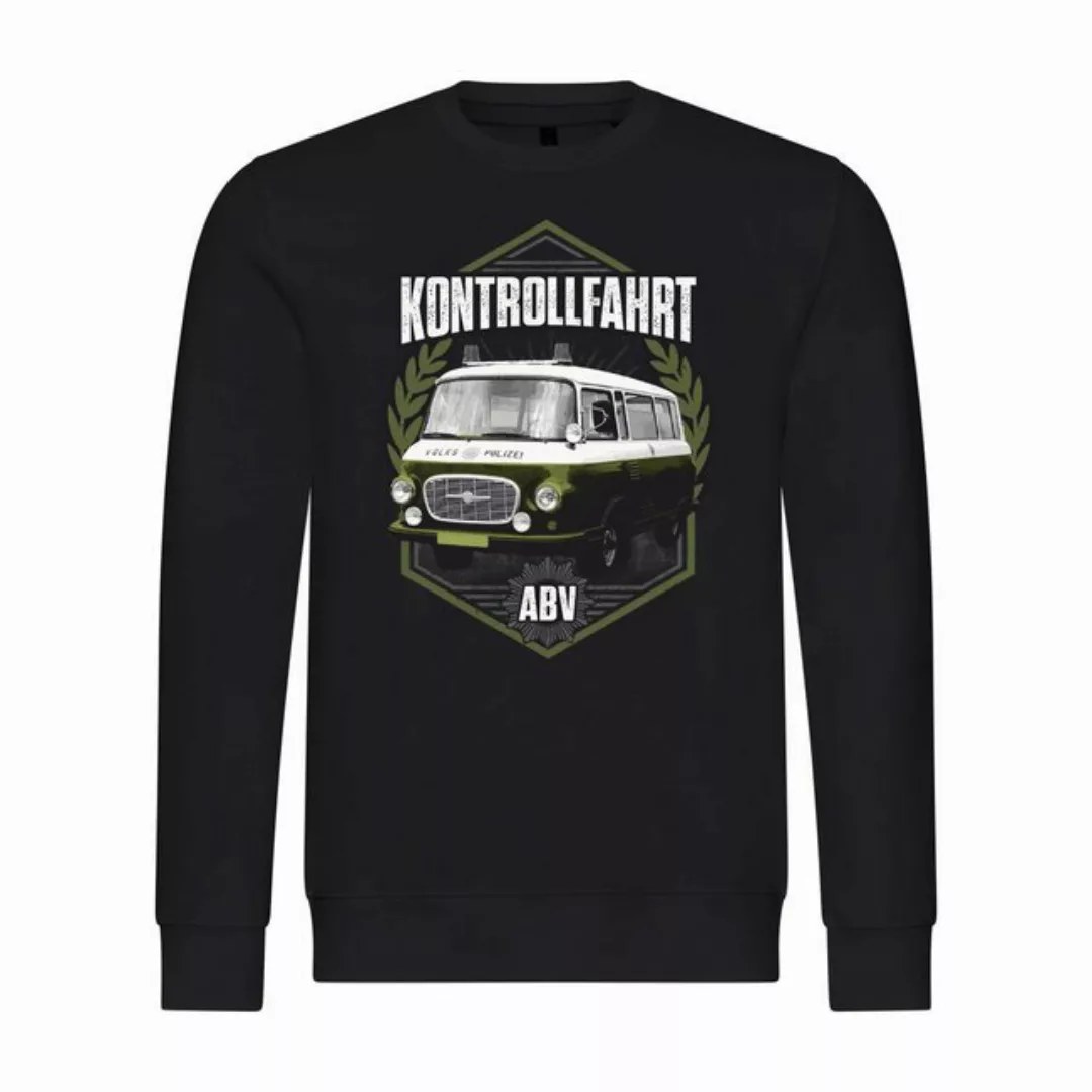 deinshirt Rundhalspullover Herren Pullover Kontrollfahrt Mit Print Motiv, G günstig online kaufen