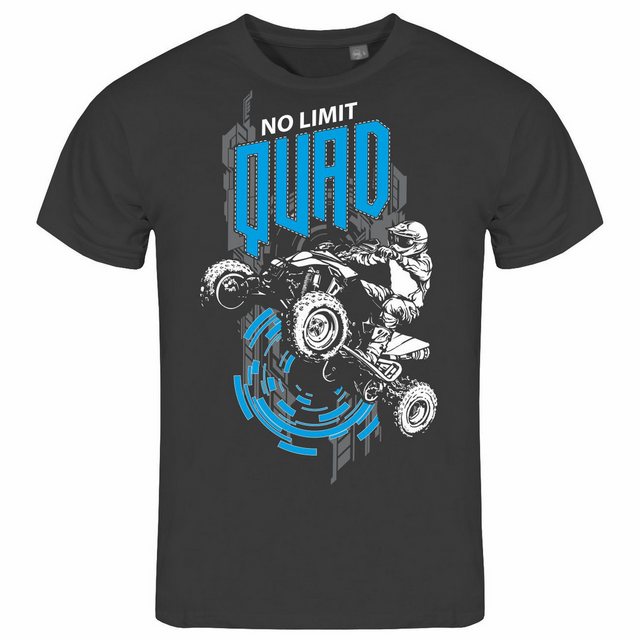 deinshirt Print-Shirt Herren T-Shirt Quad no limit Funshirt mit Motiv günstig online kaufen
