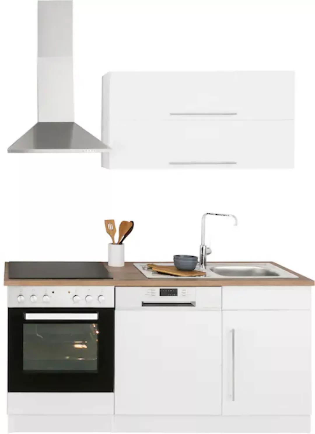 Kochstation Küchenzeile "KS-Samos", ohne E-Geräte, Breite 170 cm günstig online kaufen