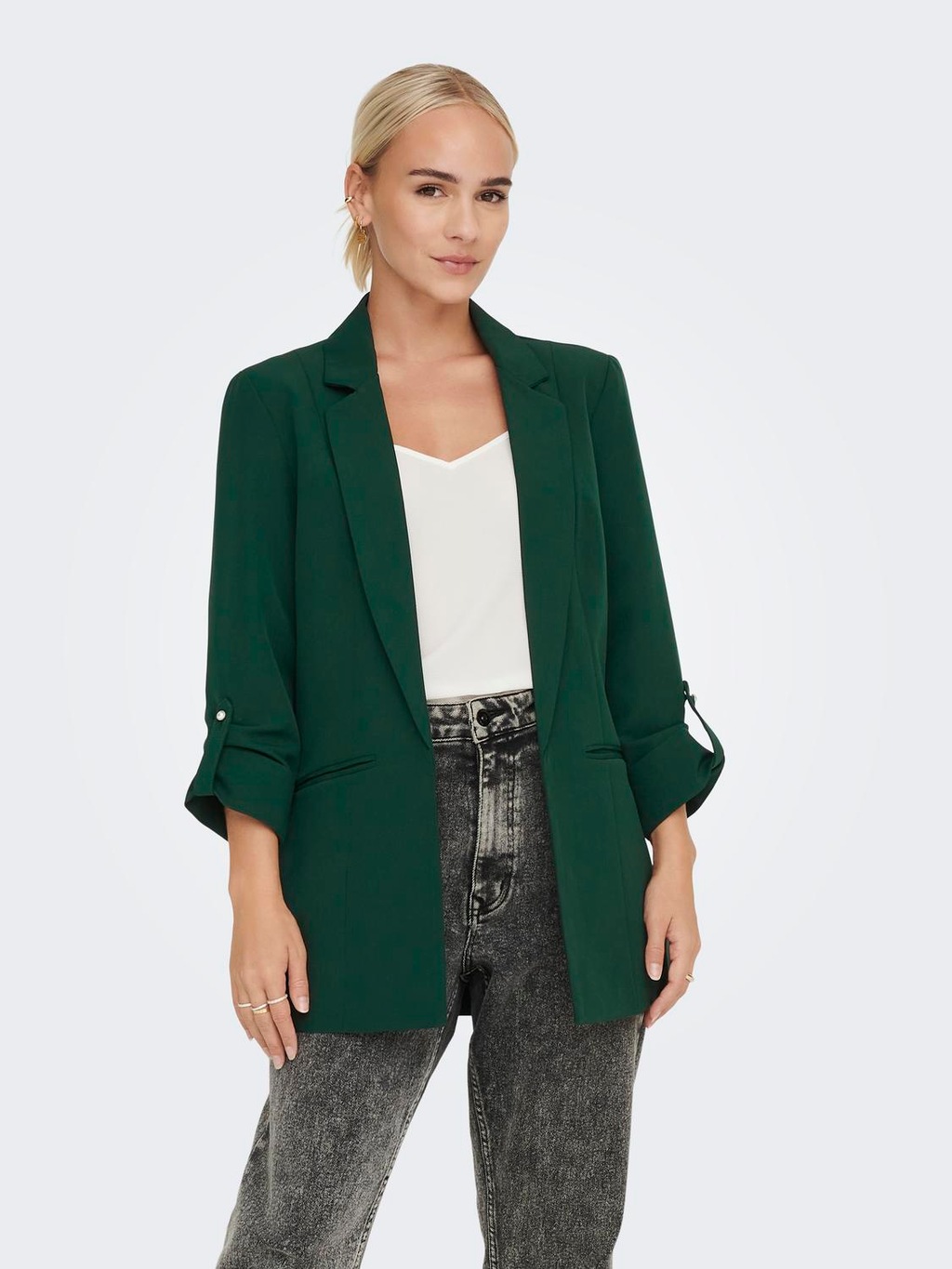 ONLY Kurzblazer "ONLKAYLE-ORLEEN 3/4 BLAZER TLR NOOS" günstig online kaufen