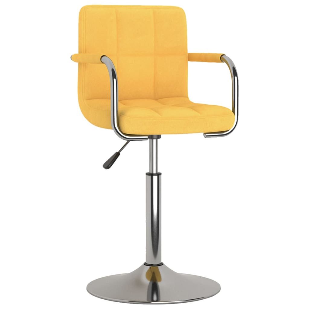 vidaXL Barhocker Barhocker Gelb Stoff (1 günstig online kaufen
