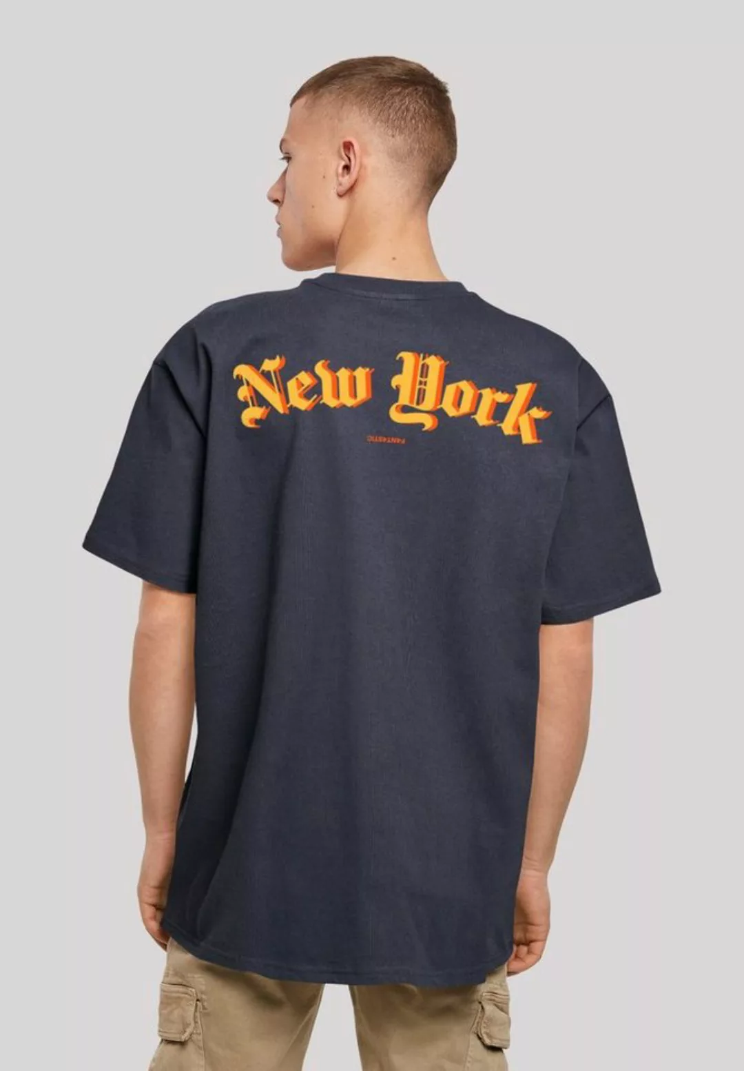 F4NT4STIC T-Shirt "New York Orange OVERSIZE TEE", Print günstig online kaufen