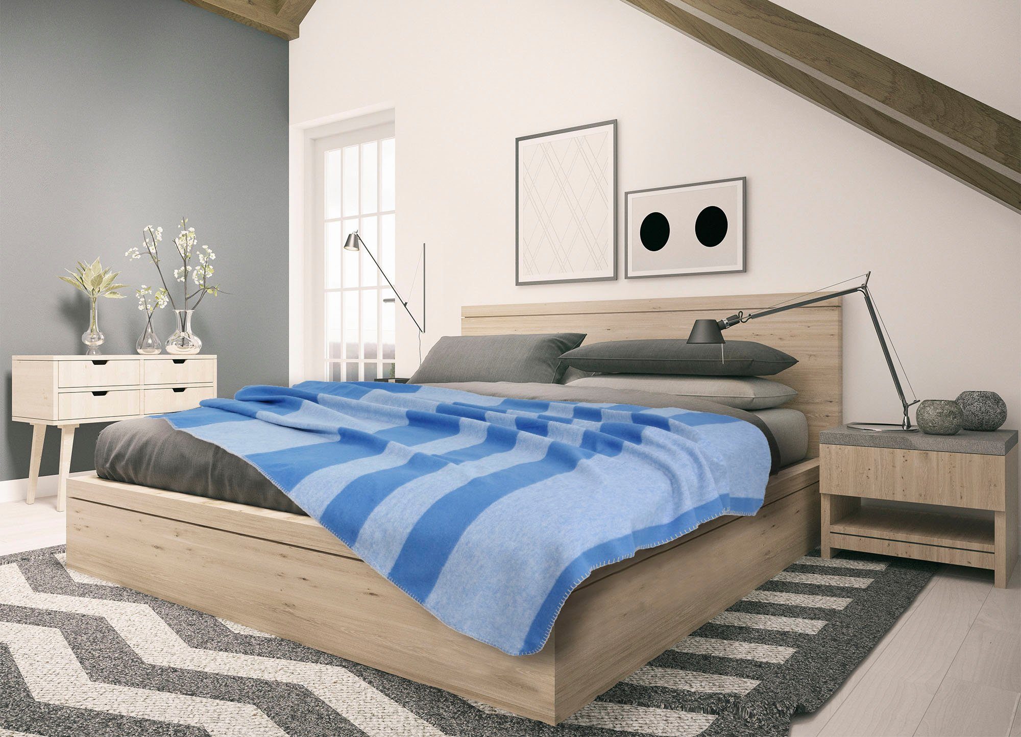 SETEX Wohndecke »Kuscheldecke«, mit Streifen, Kuscheldecke günstig online kaufen