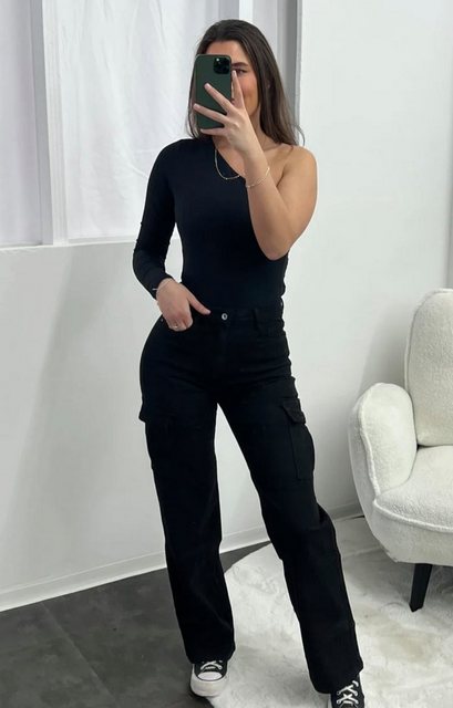 HELLO MISS Cargojeans Trending Cargohose mit breite Beine, Wide Leg Cargo J günstig online kaufen