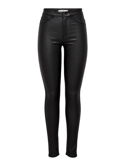 JACQUELINE de YONG Lederimitathose Skinny Jeans Leder Optik High Waist Stre günstig online kaufen