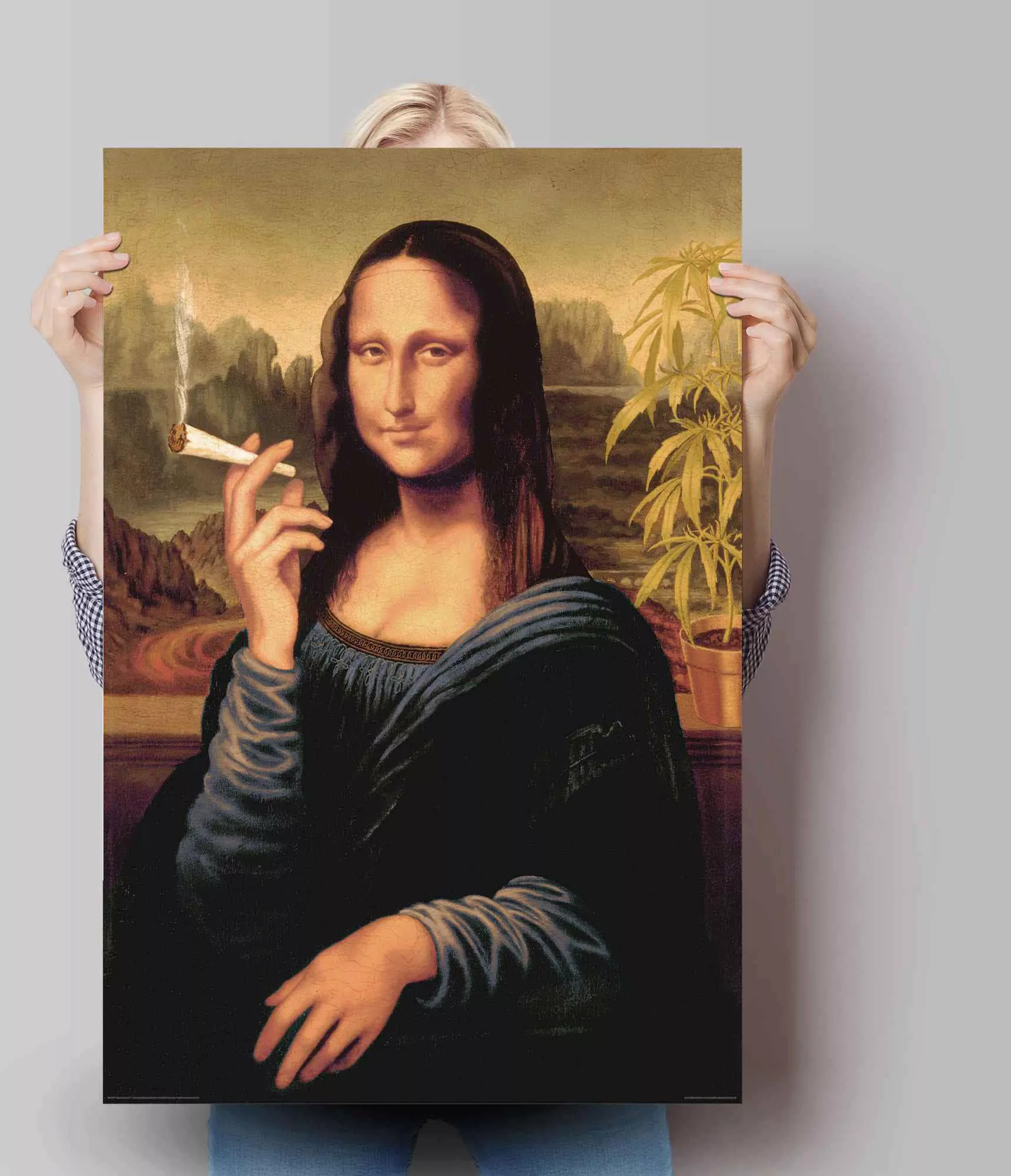 Reinders Poster "Poster Mona Lisa joint", Menschen, (1 St.) günstig online kaufen