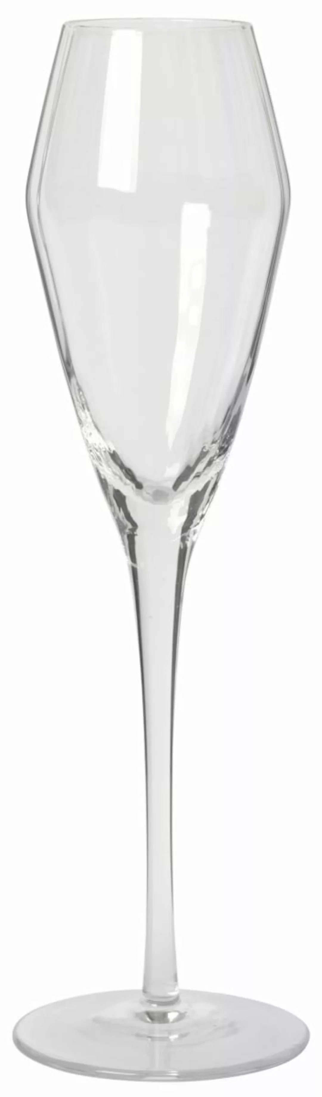 Broste Copenhagen Sandvig SANDVIG Champagnerglas 25,7 cm (klar) günstig online kaufen